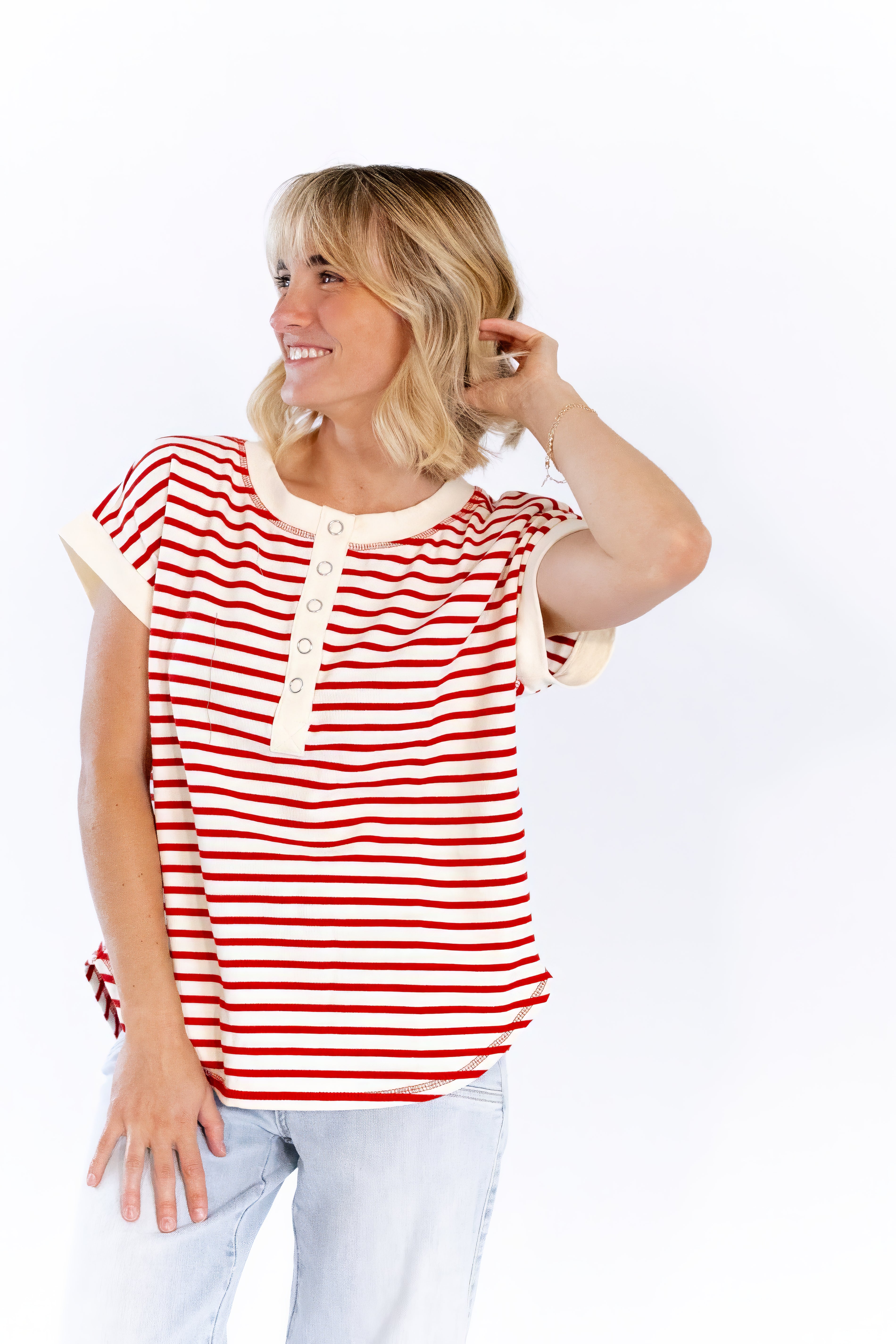 Hayden Striped Henley