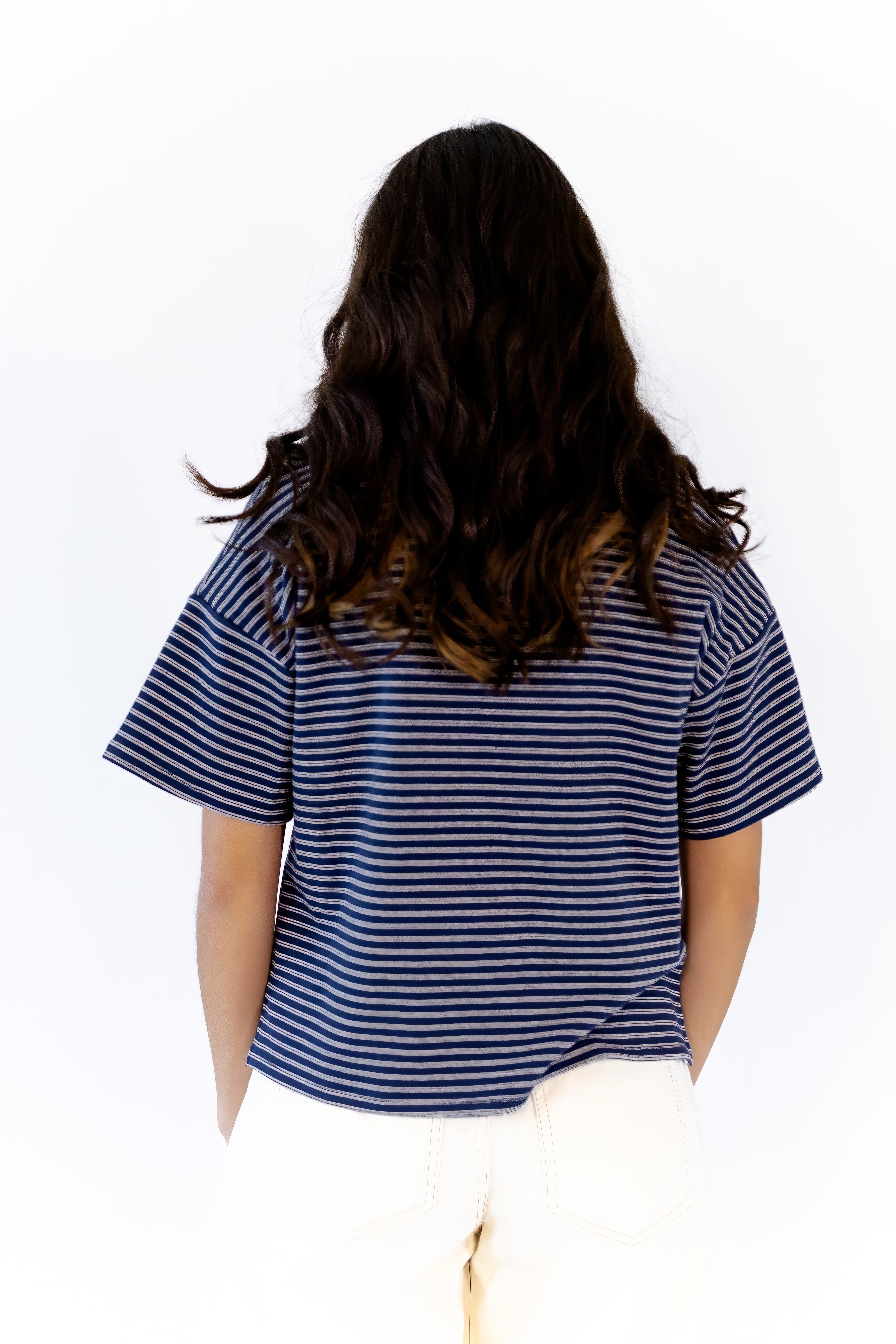 Tessa Off-White Barrel Jeans