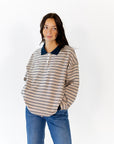 Kai Oversized Striped Polo