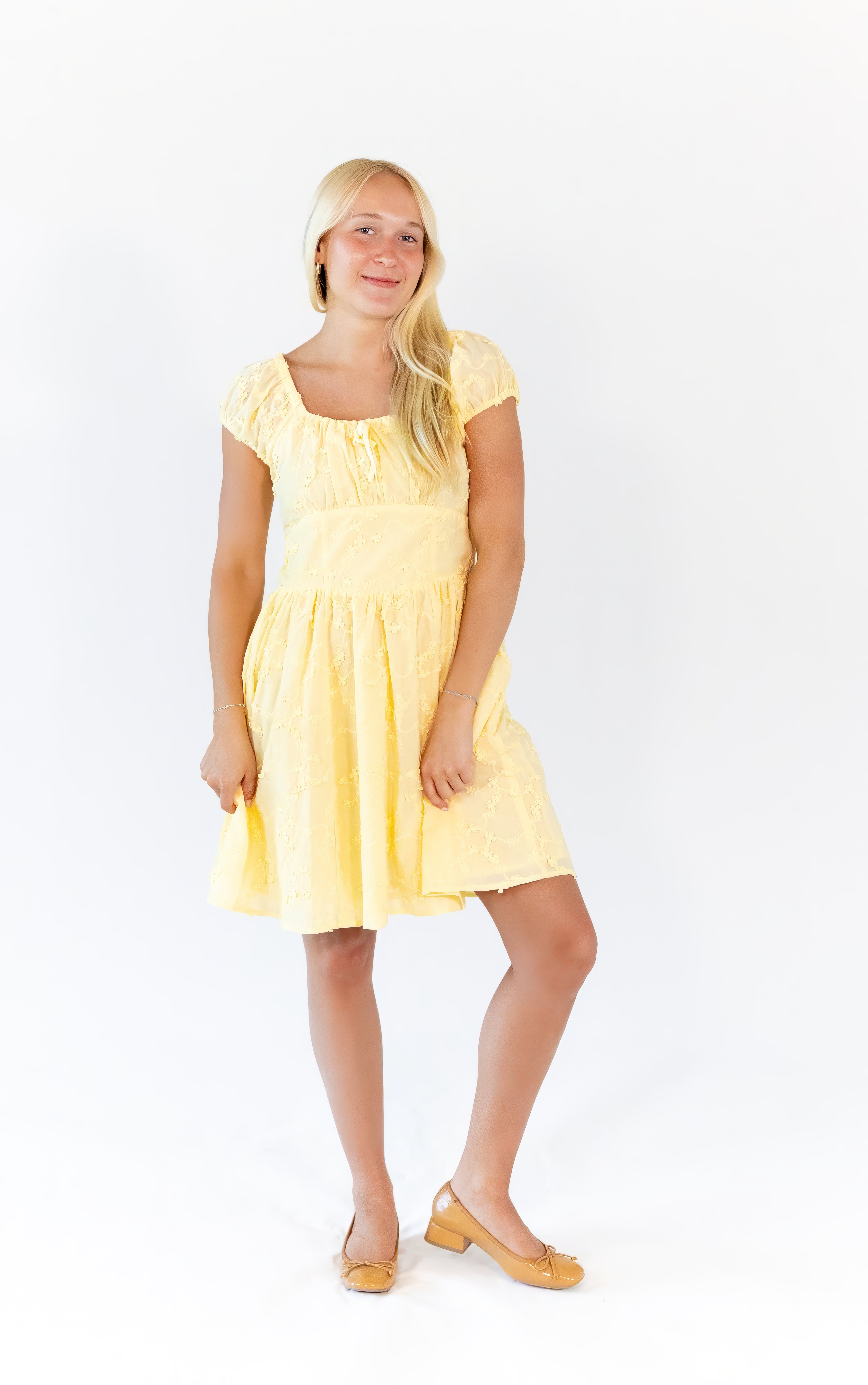 Hanley Floral Textured Dress