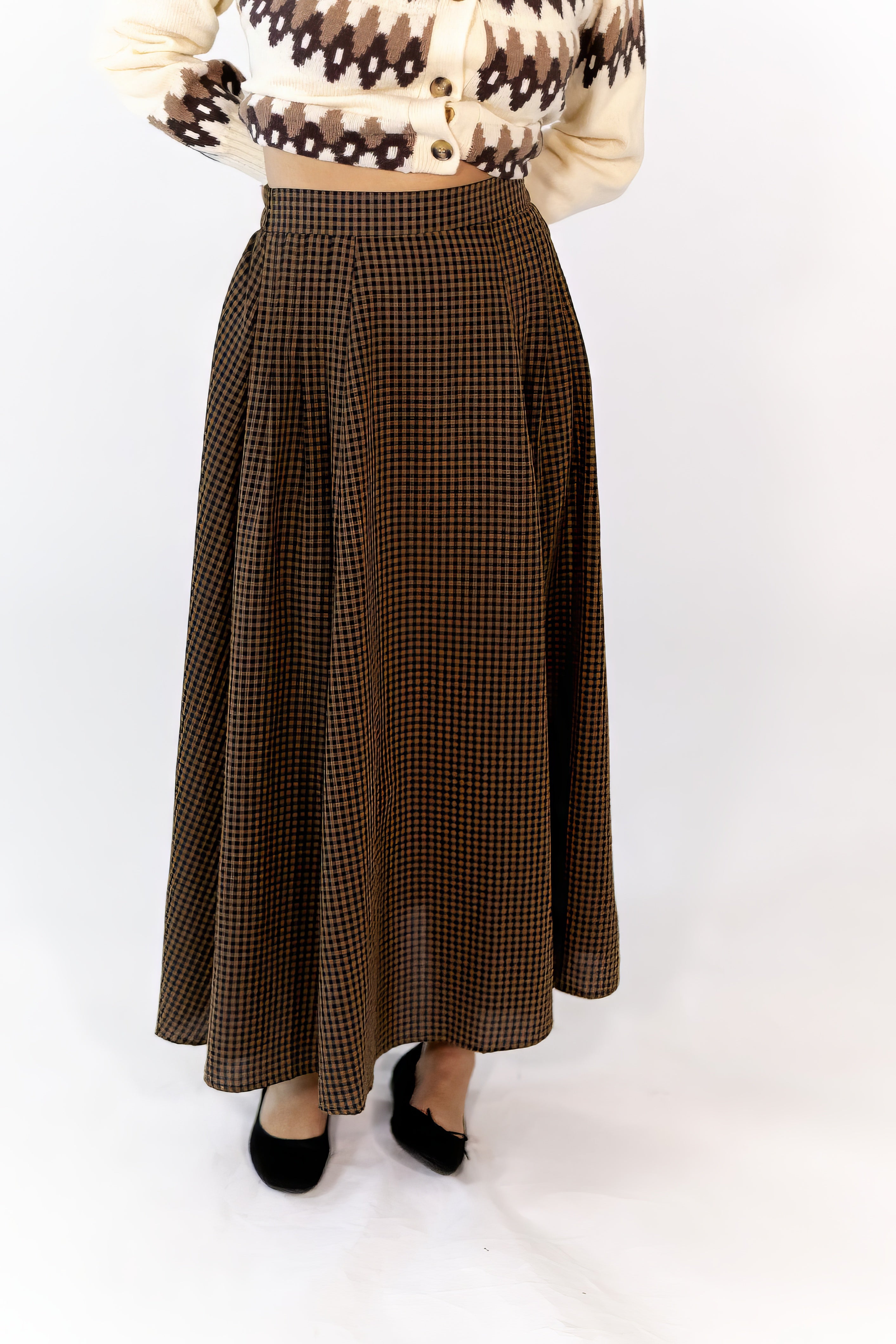 Baylie Gingham Skirt