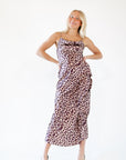 Jazmin Leopard Print Maxi Dress