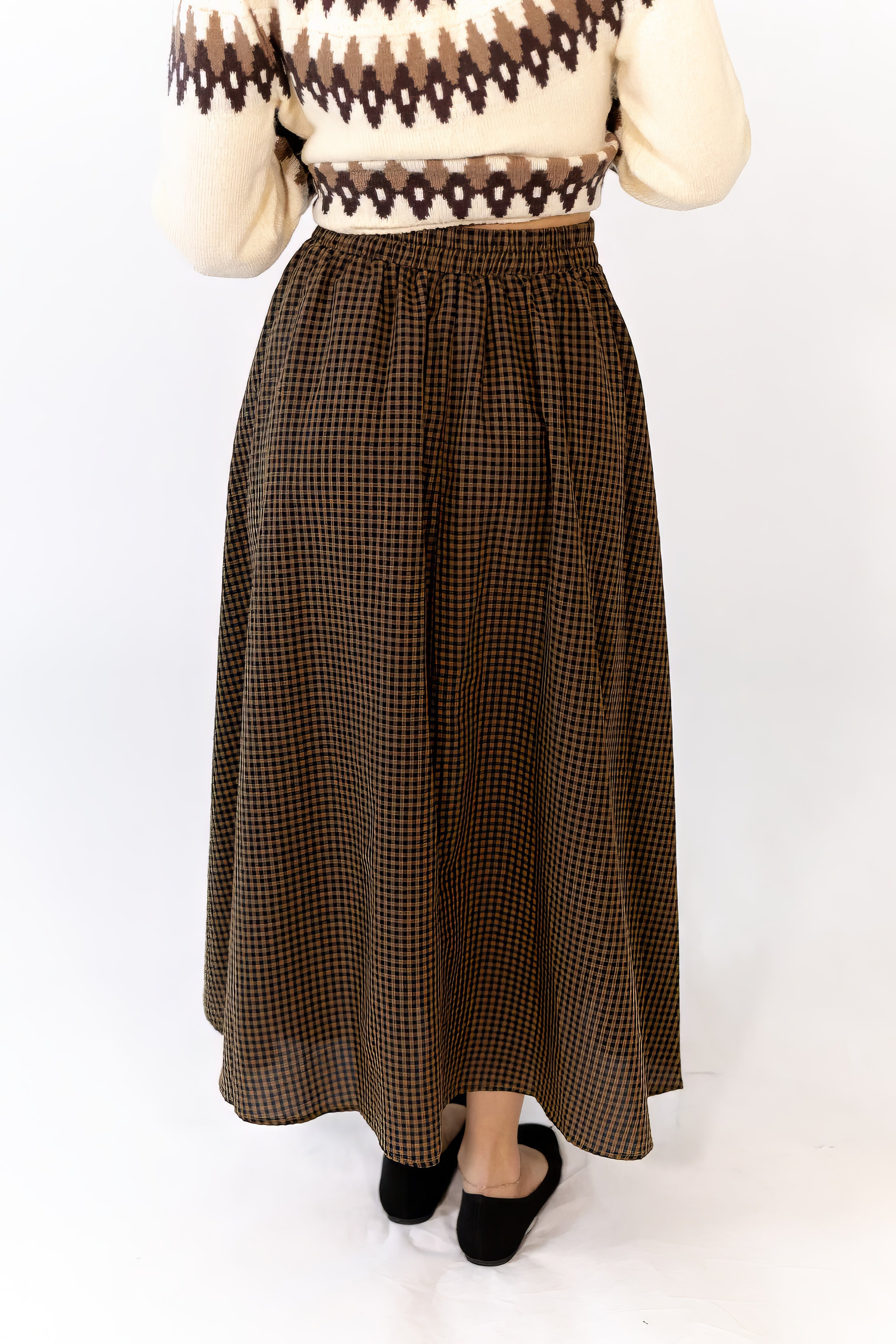 Baylie Gingham Skirt