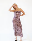 Jazmin Leopard Print Maxi Dress