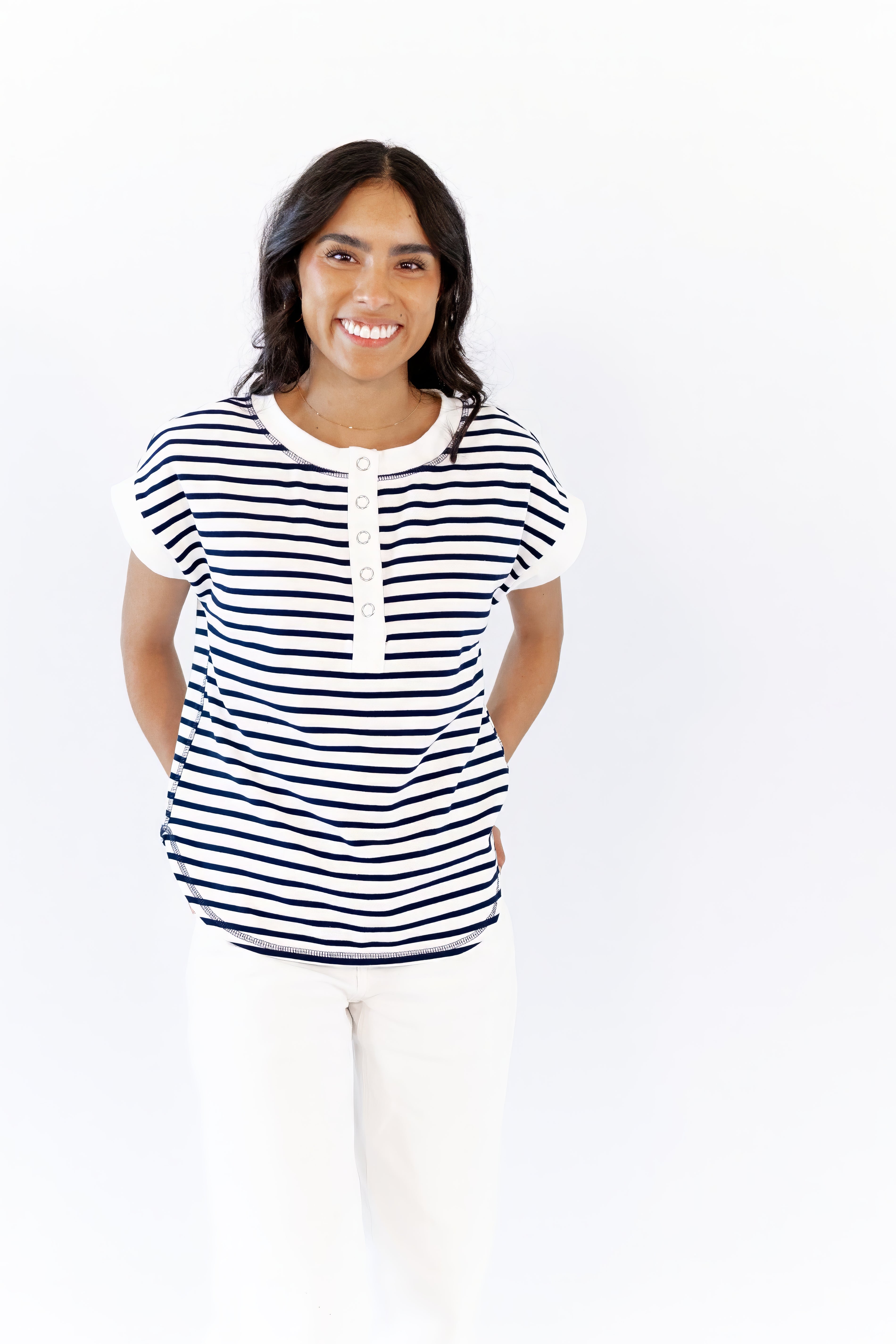 Evelyn Striped Top
