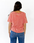 Inez Striped Scoop Neck