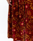 Stone Floral Button Up Dress
