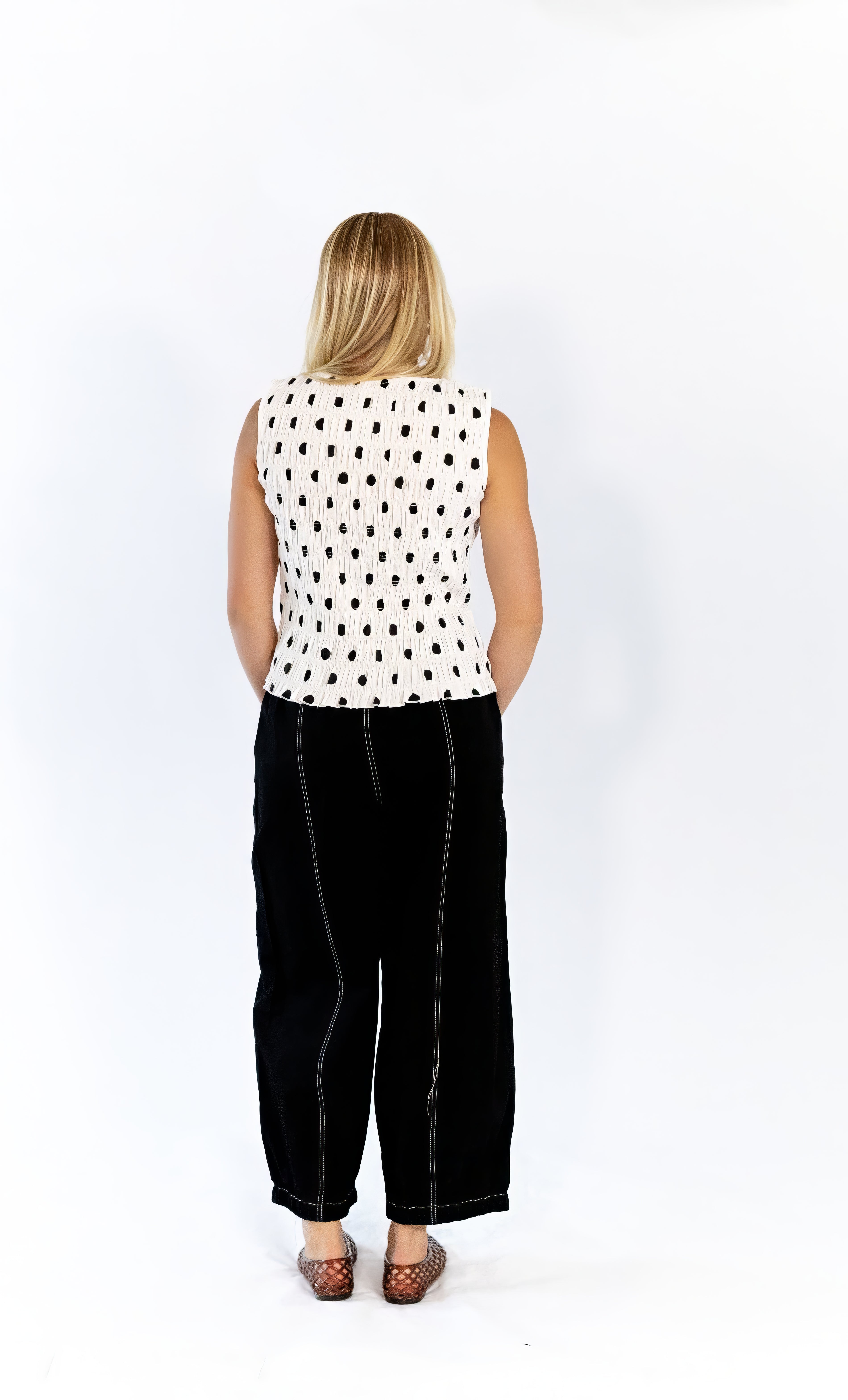 Connie Contrast Stitch pants