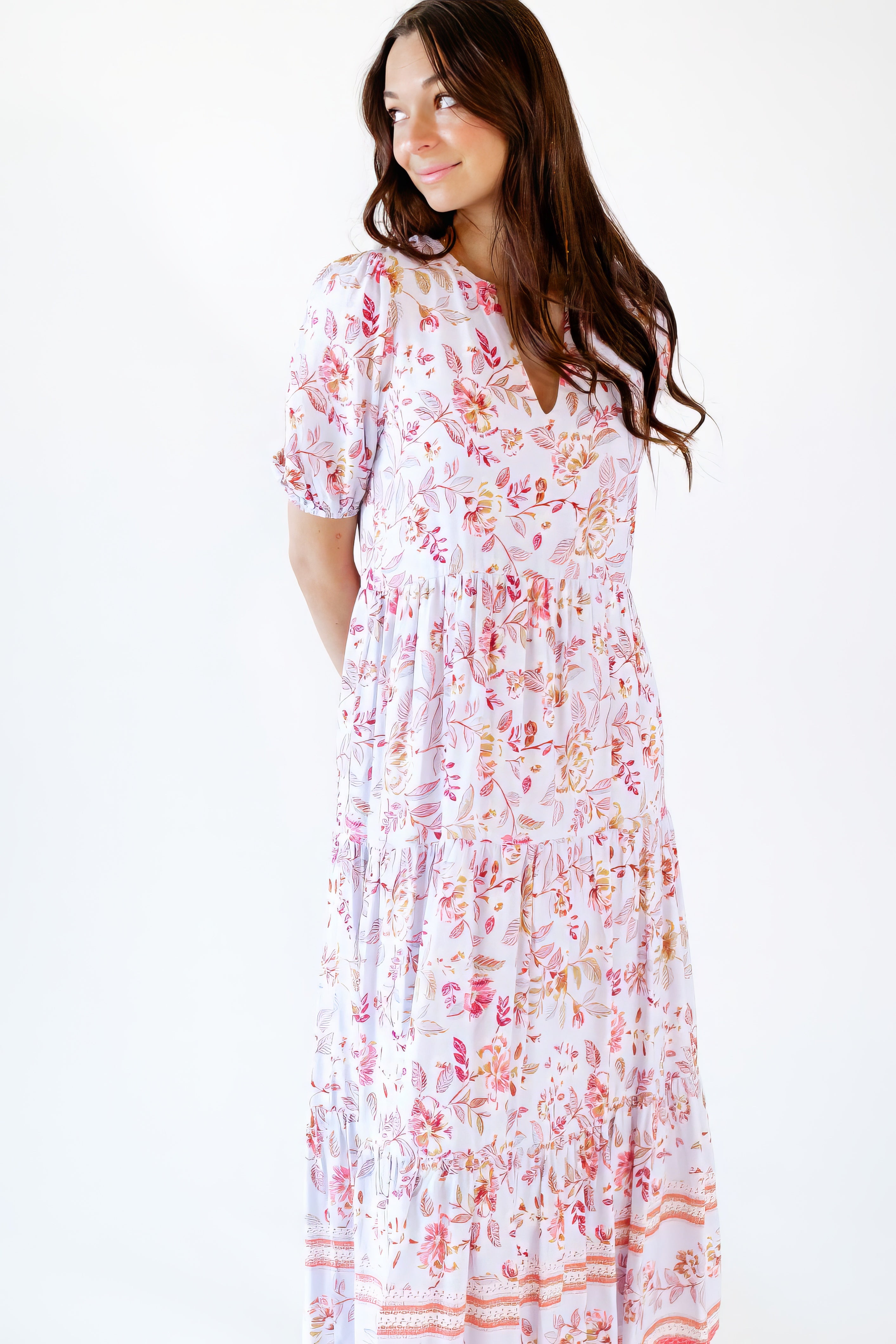 Daphne Whimsical Floral Dress