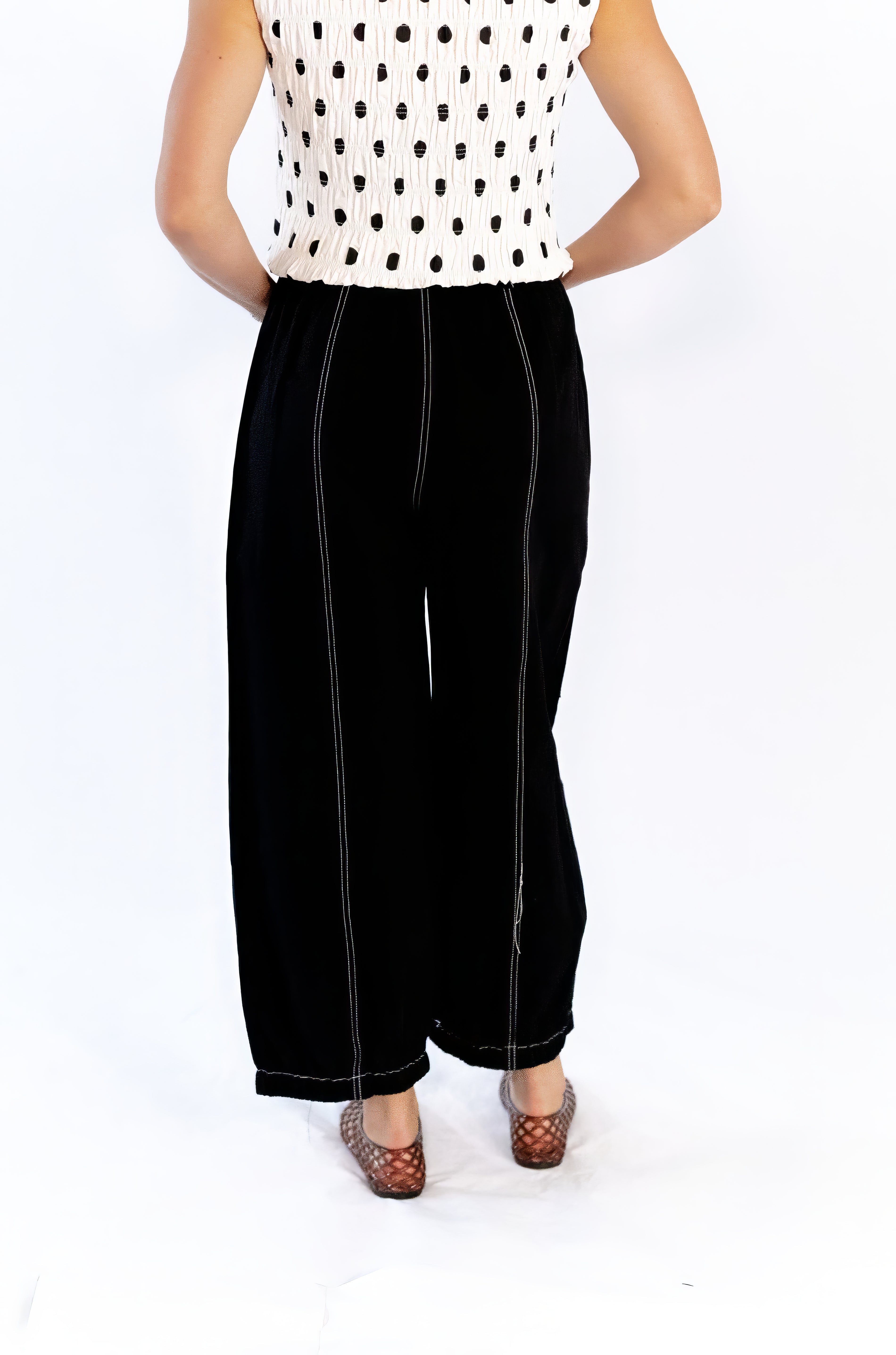 Connie Contrast Stitch pants