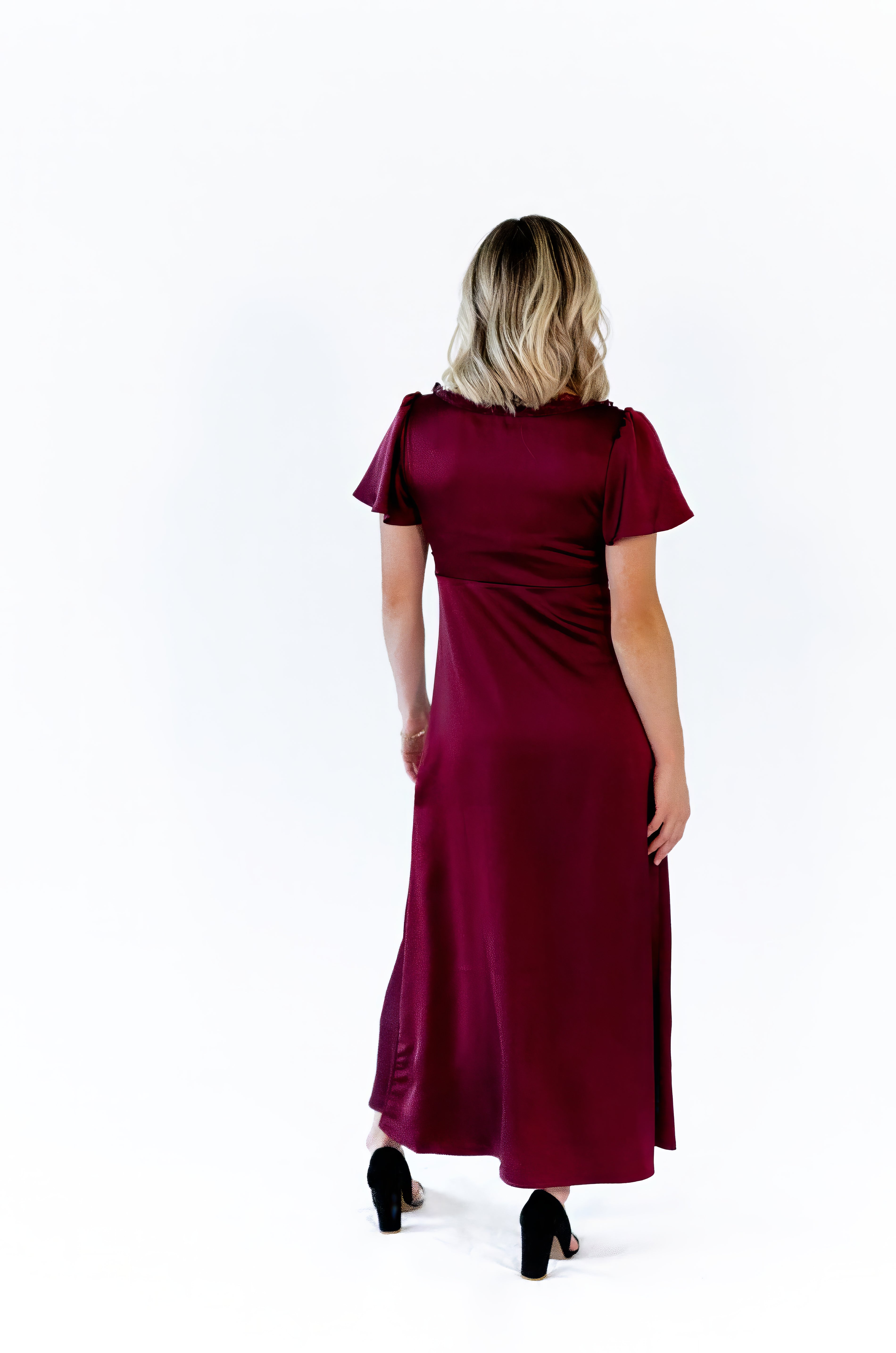 Saylor Lace Trim Dress