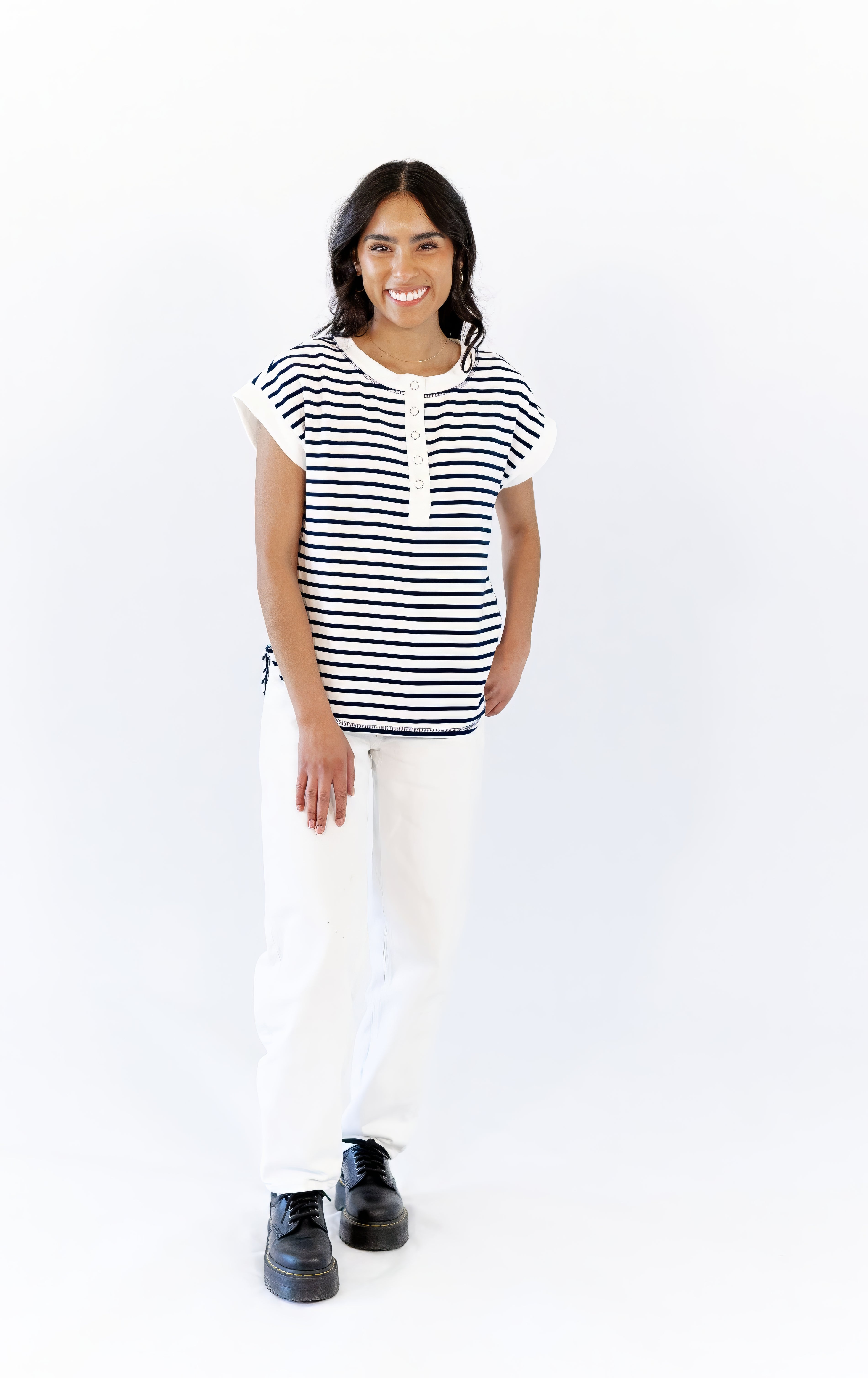 Evelyn Striped Top