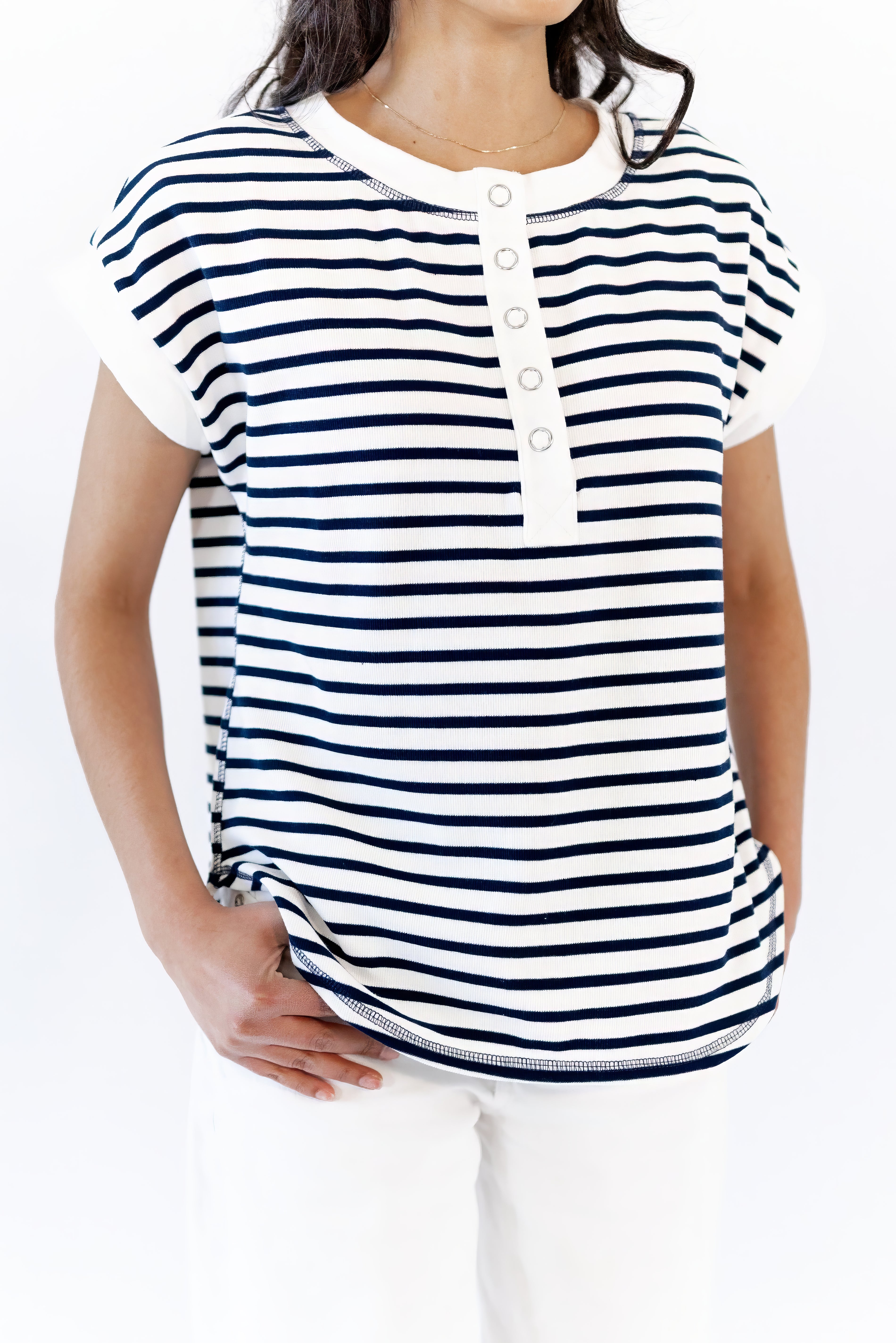 Evelyn Striped Top