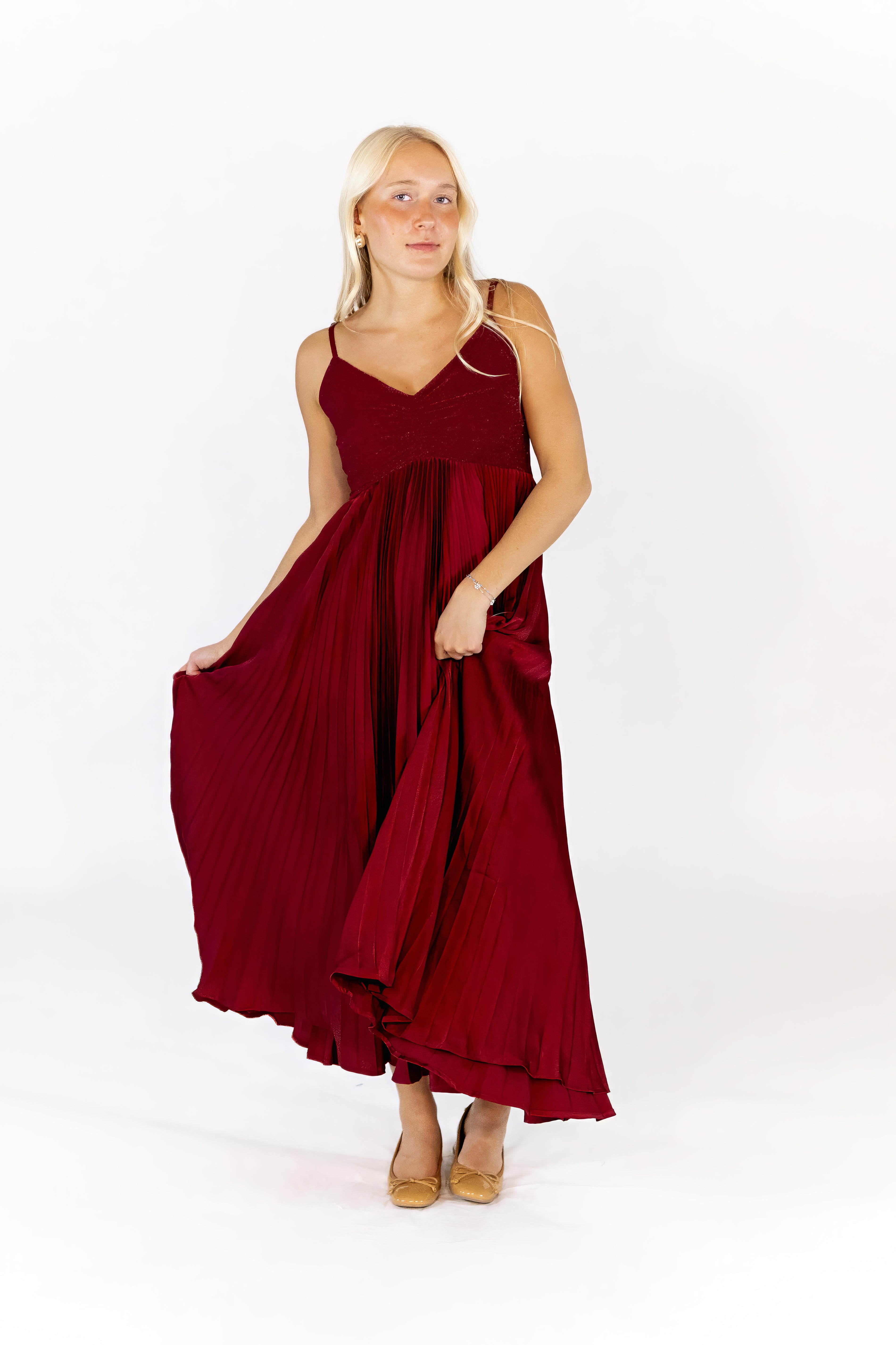 Bailey Pleated Swing Dress