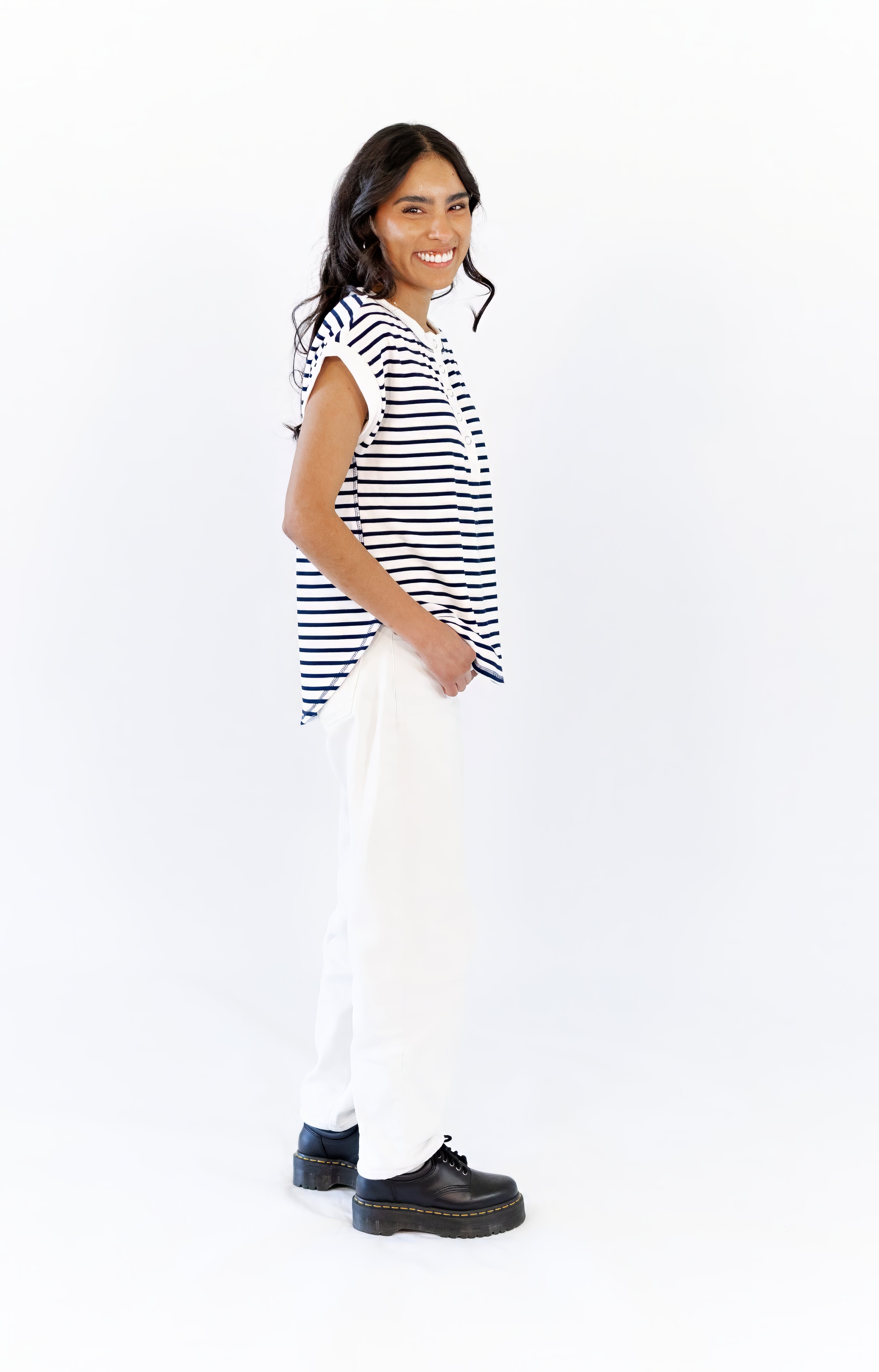 Evelyn Striped Top
