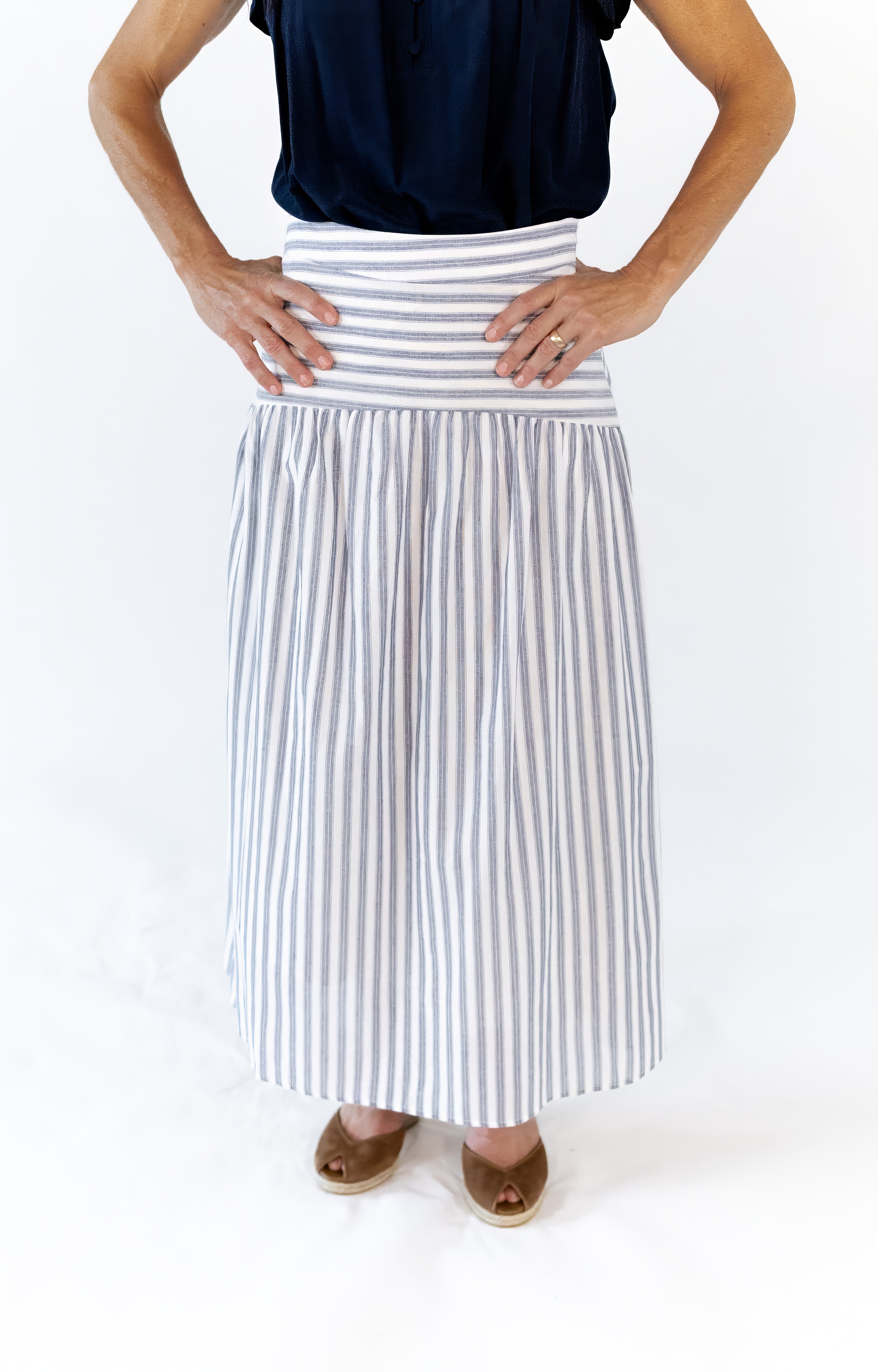 Paris Striped Skirt