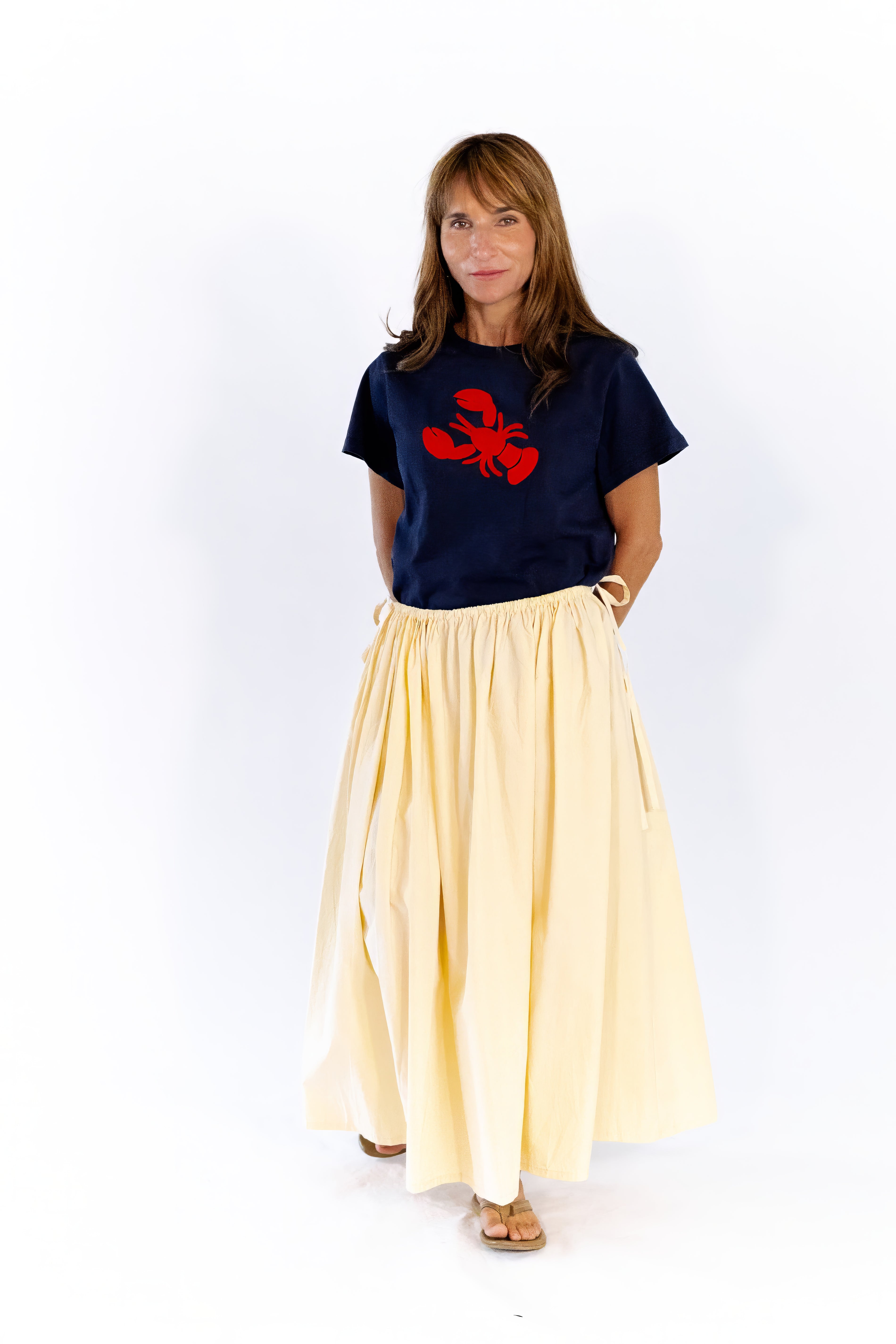 North Side Tie Skirt