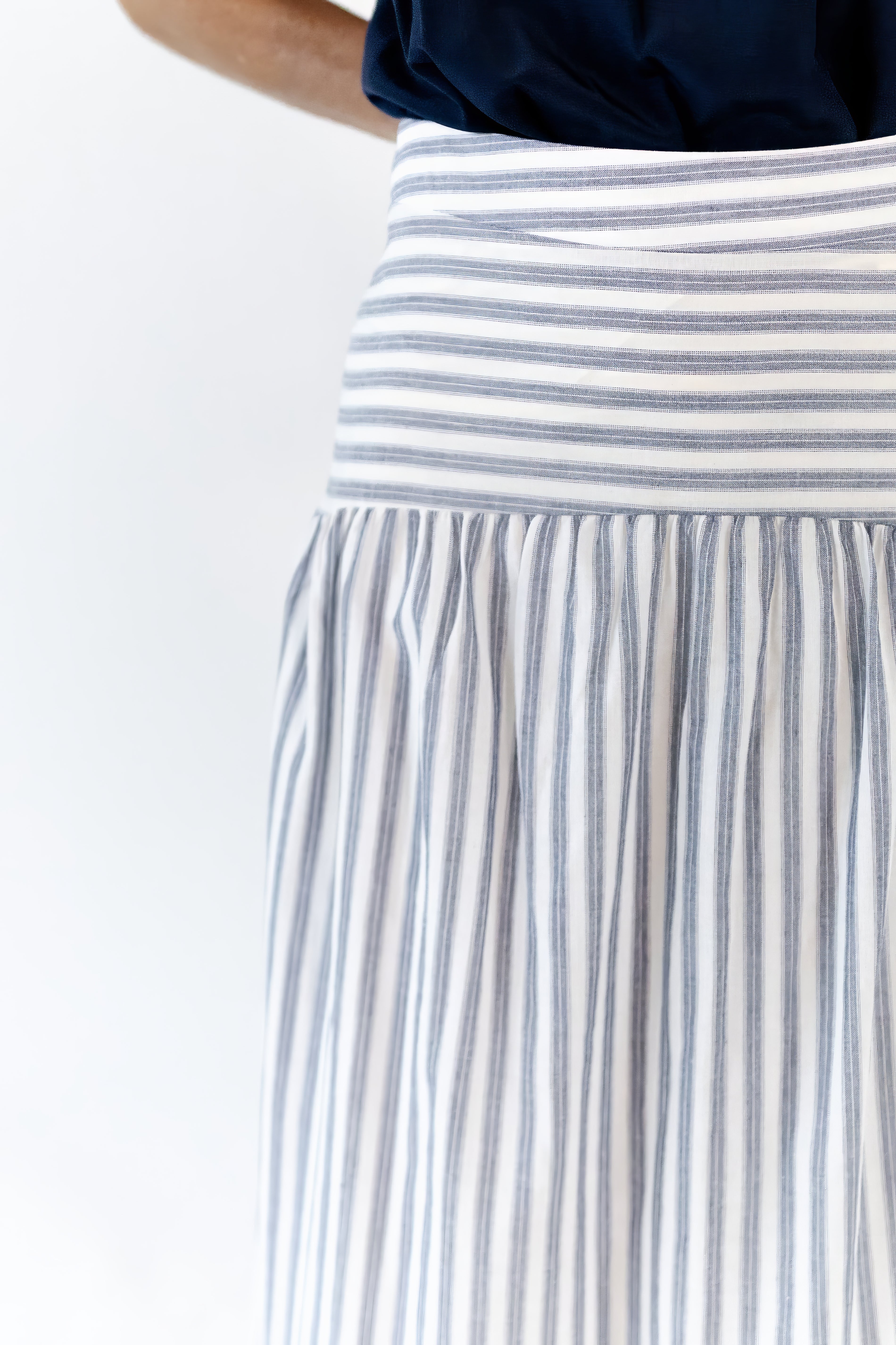 Paris Striped Skirt