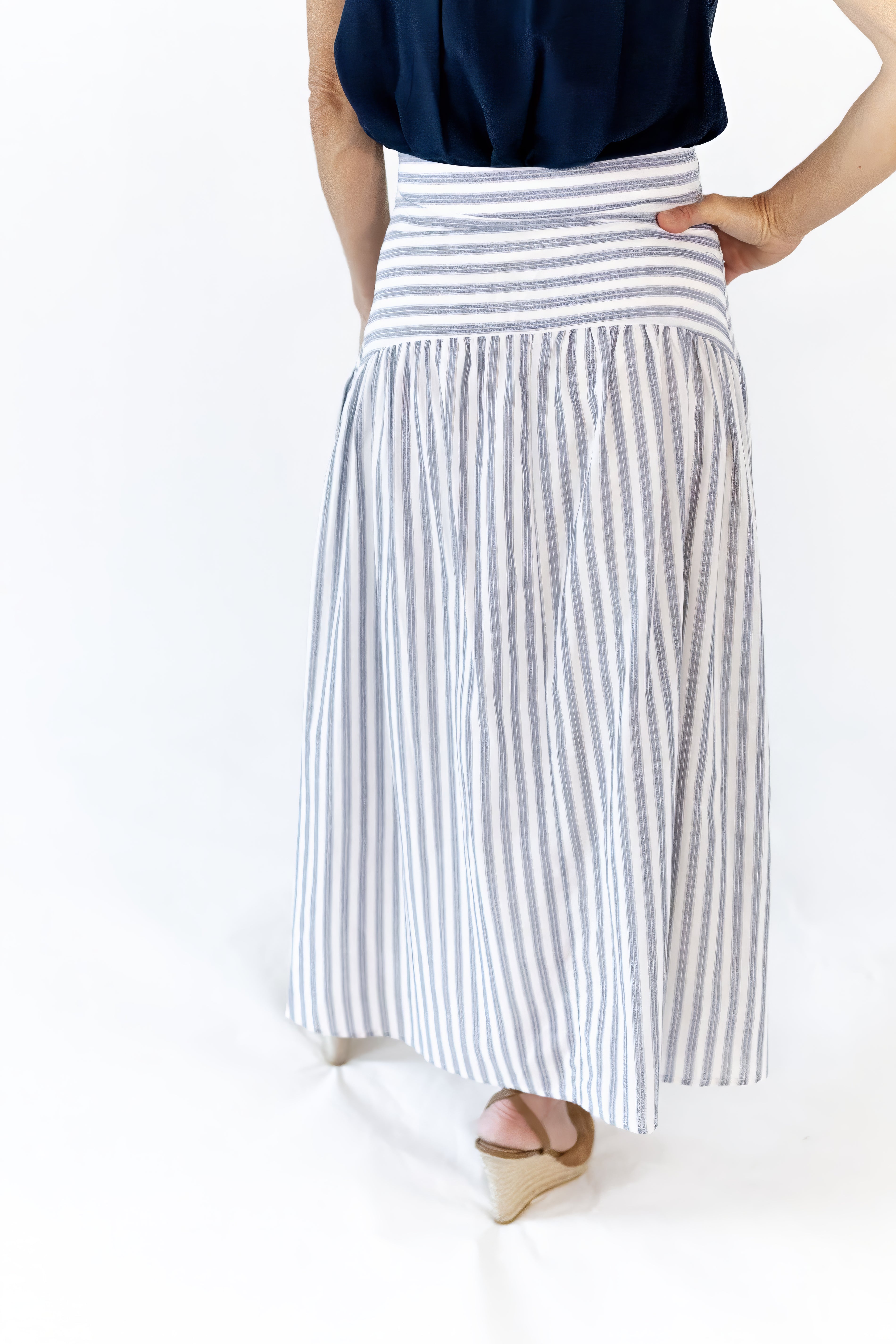 Paris Striped Skirt
