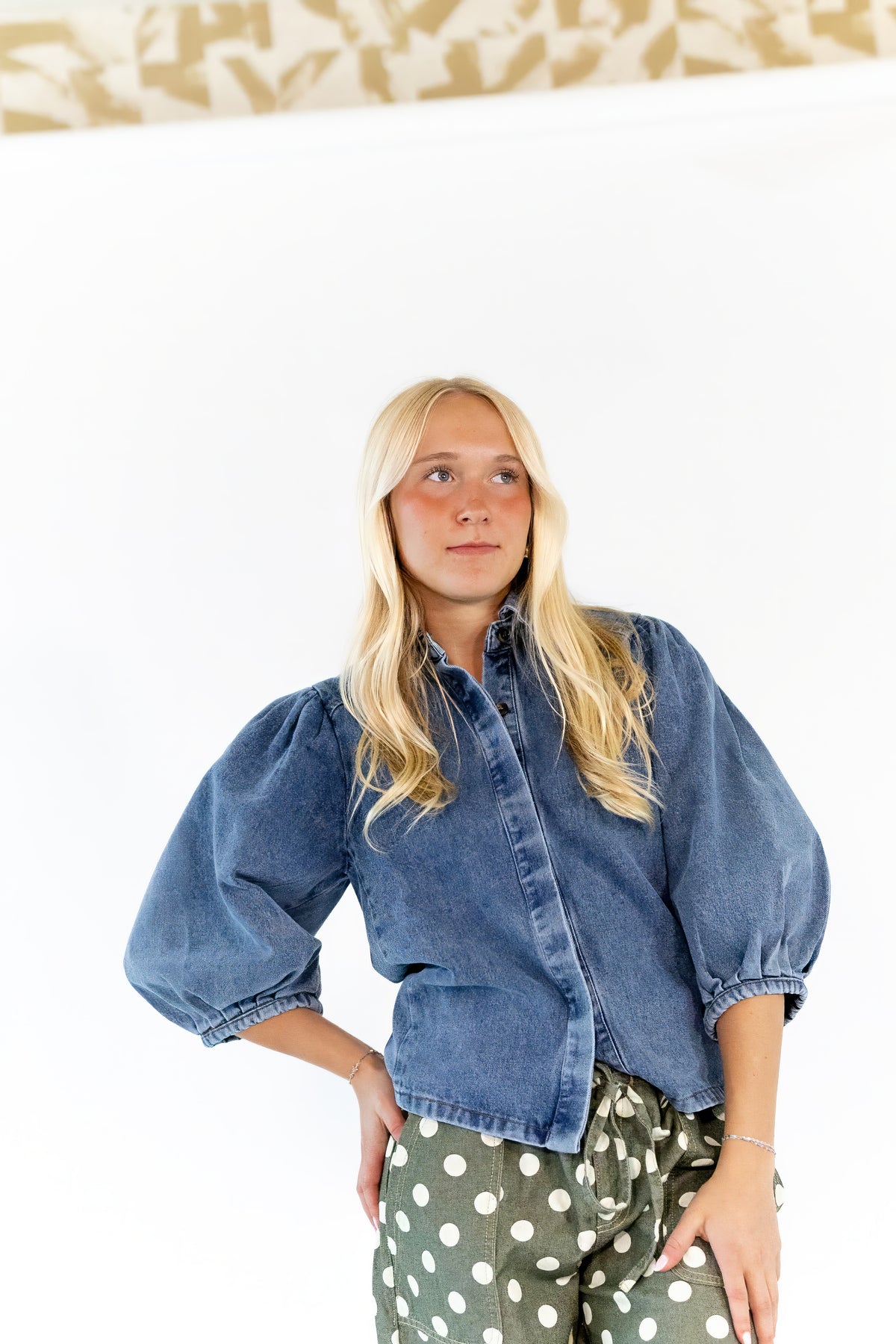 Sunny Denim Top
