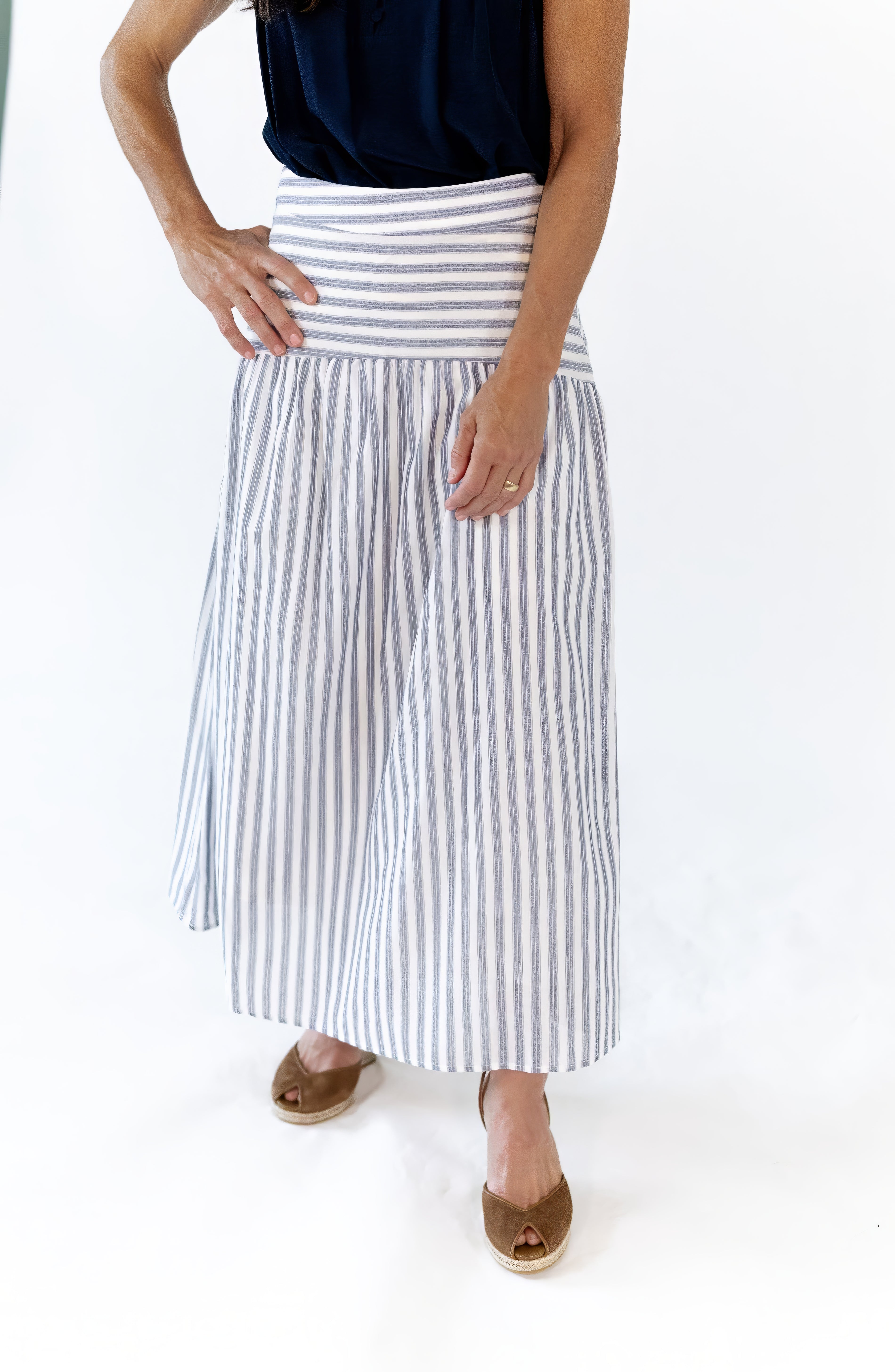 Paris Striped Skirt