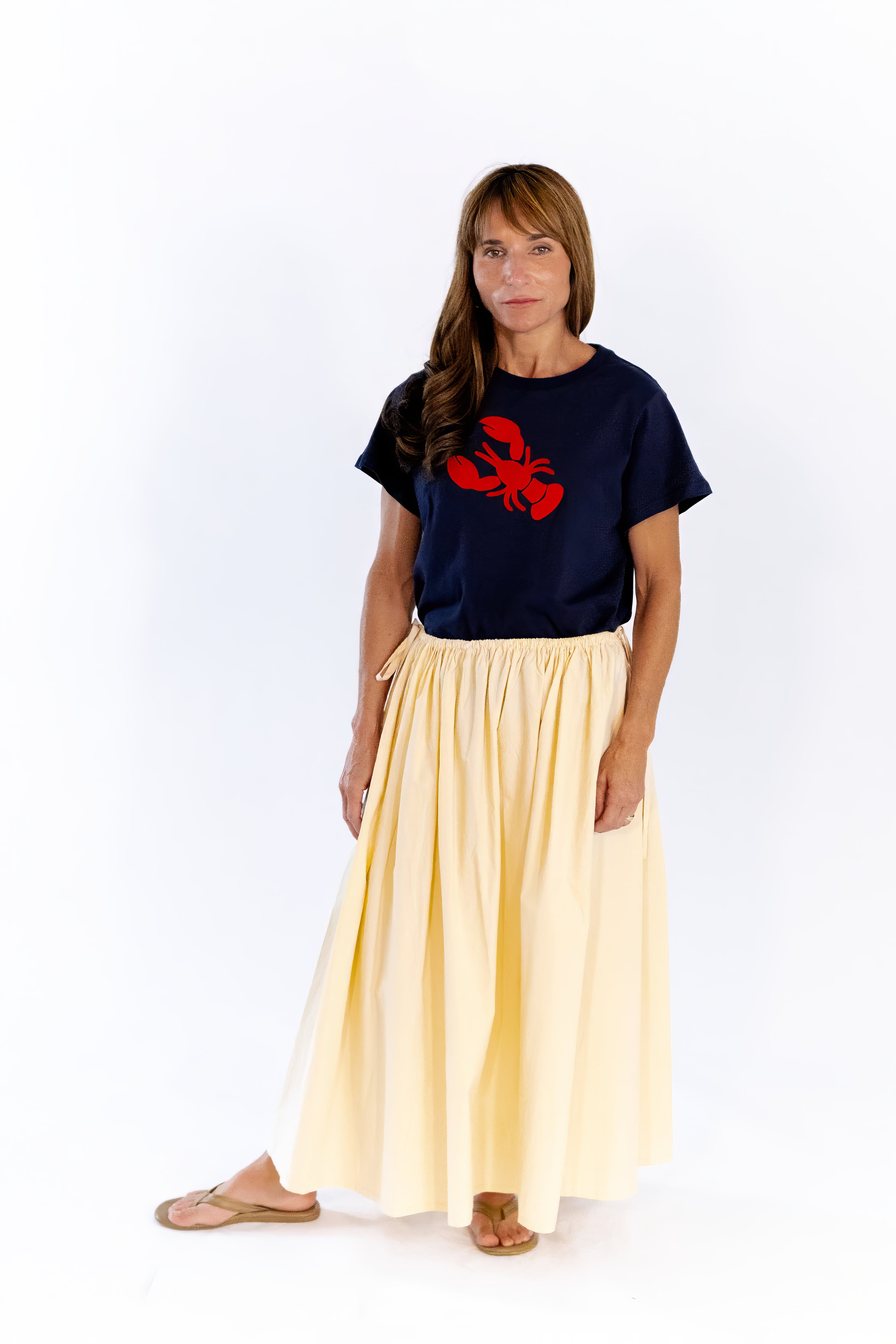 North Side Tie Skirt