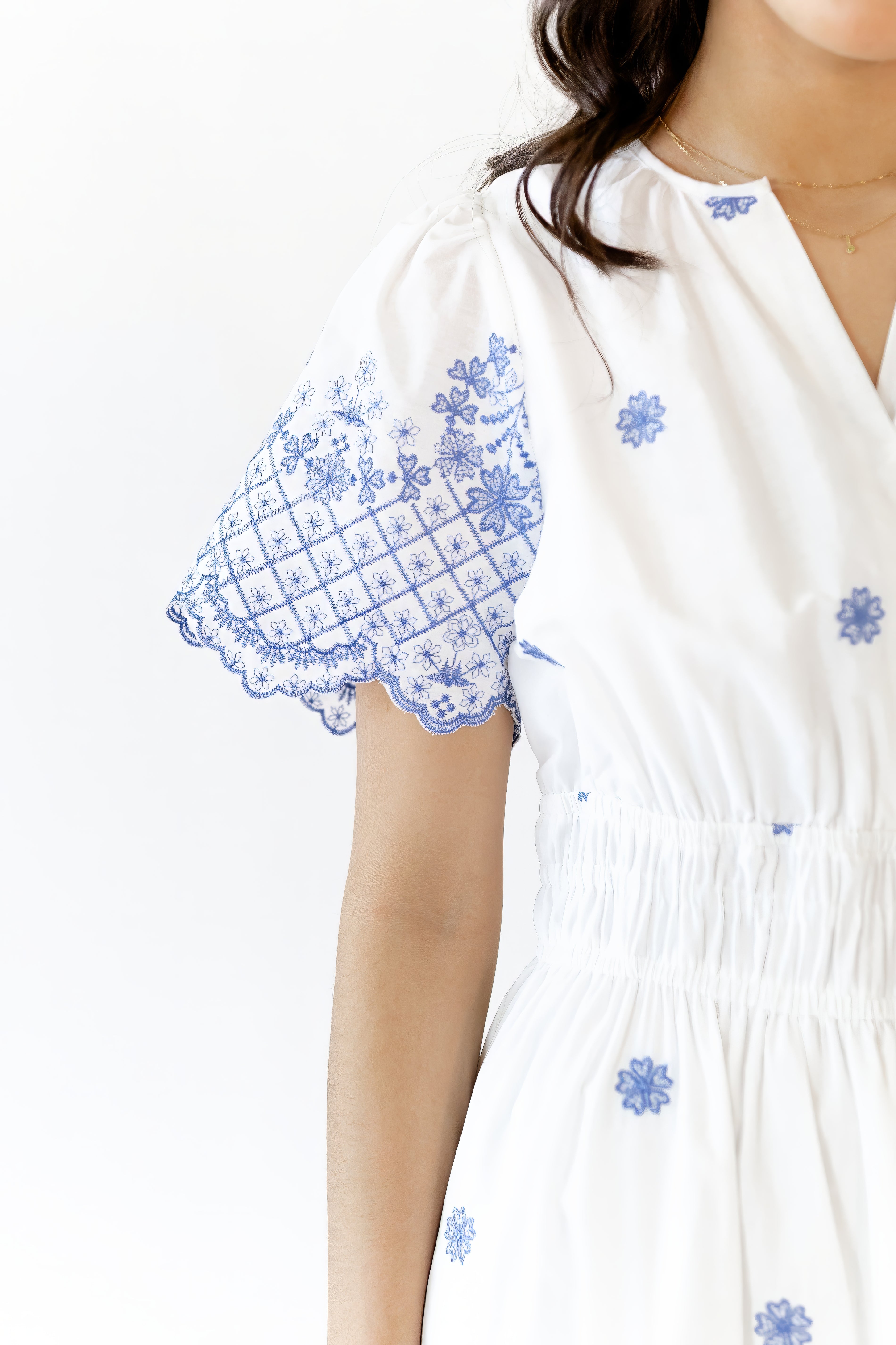 Christie Embroidered Floral Dress