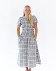 Shon Plaid Midi Dress