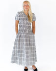 Shon Plaid Midi Dress