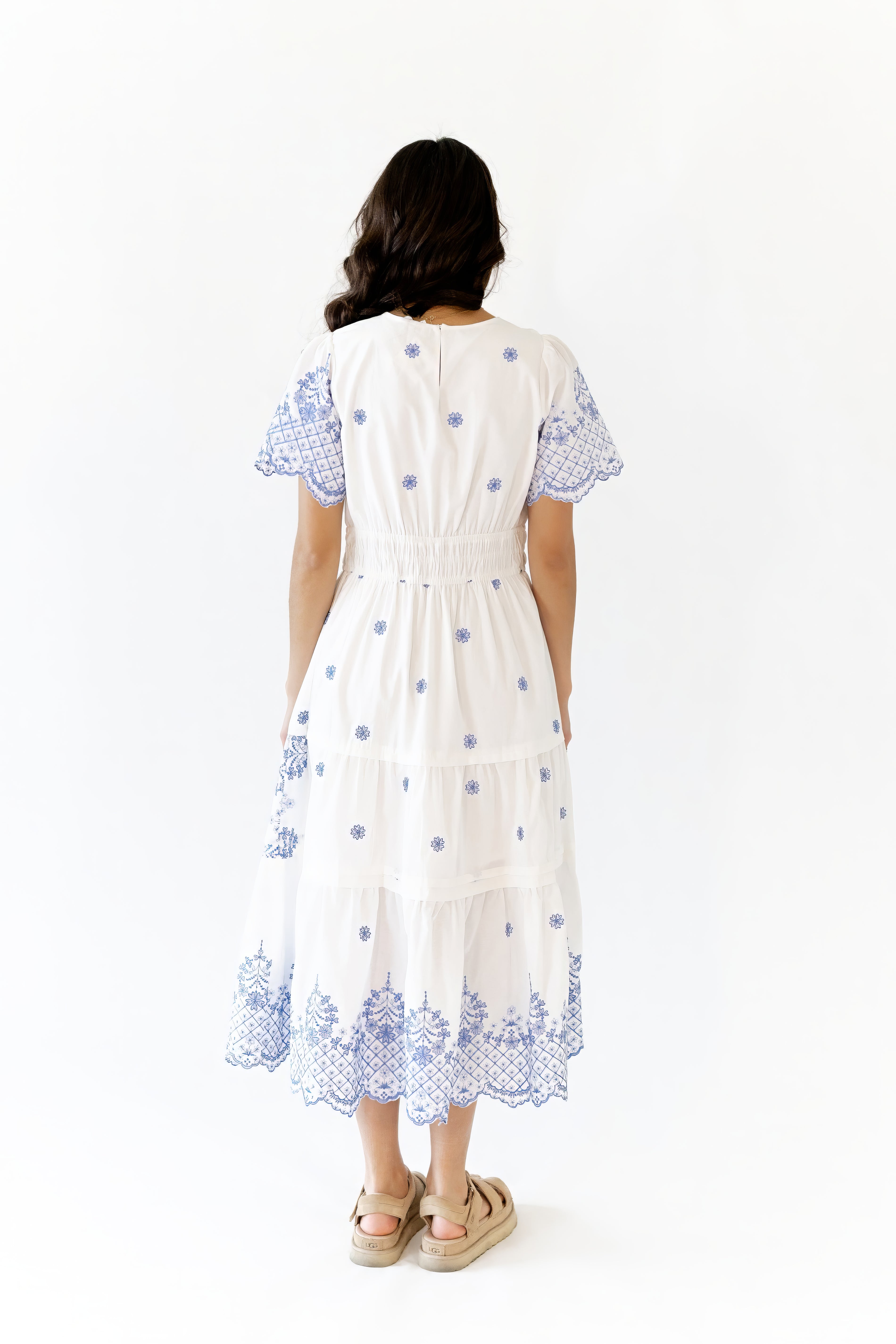 Christie Embroidered Floral Dress