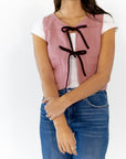 Joia Bow Detail Vest