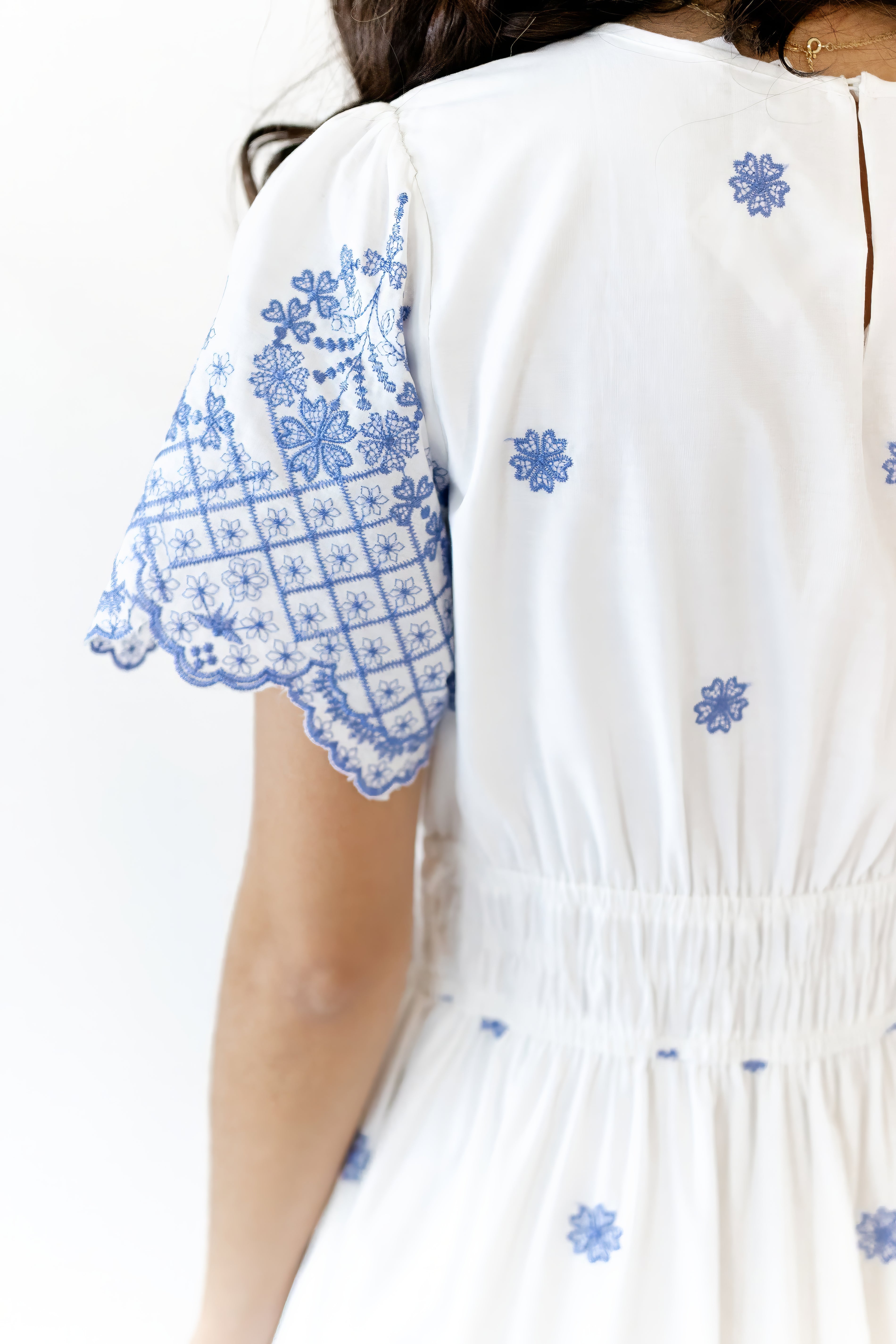 Christie Embroidered Floral Dress