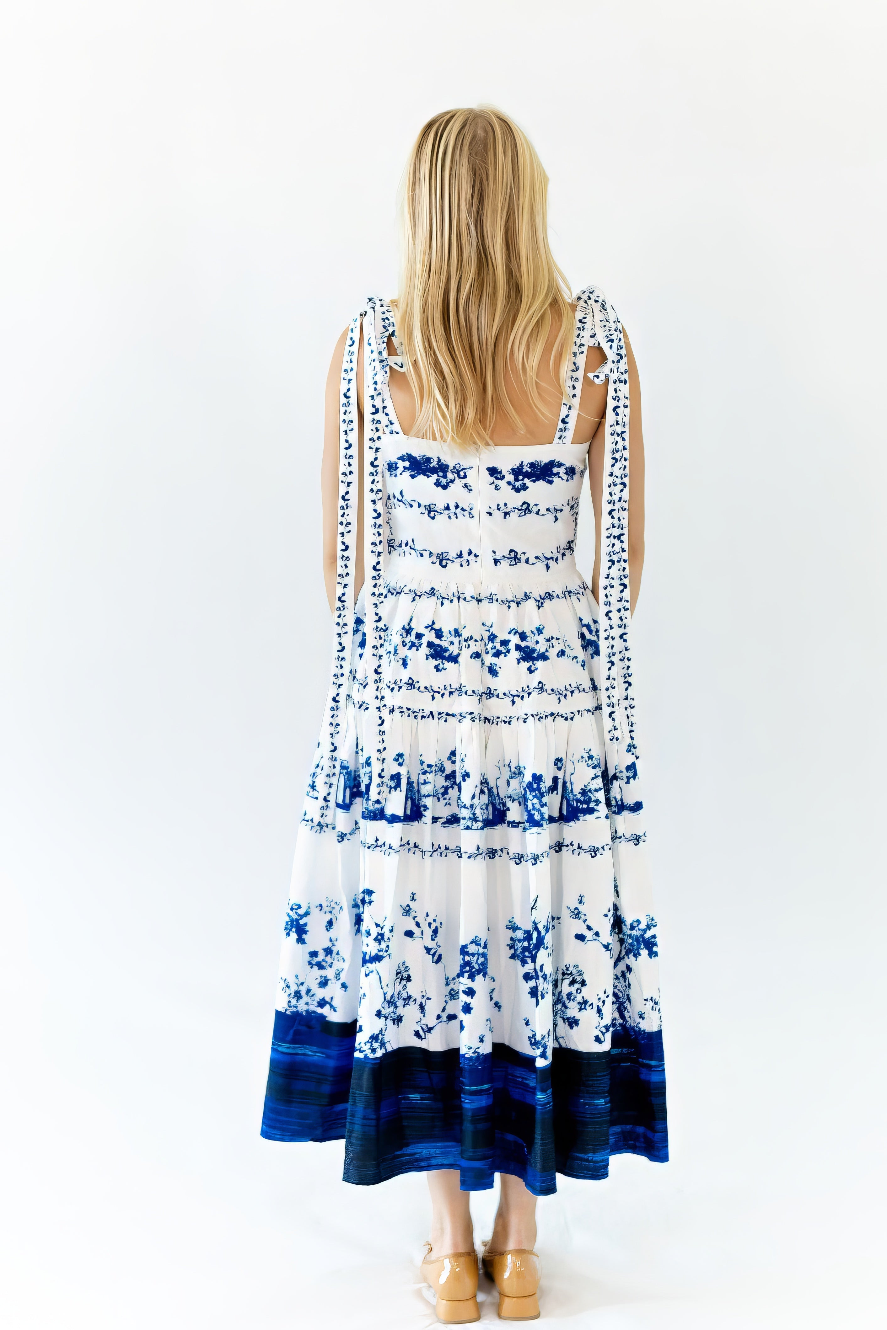Moorland Bow Strap Maxi Dress