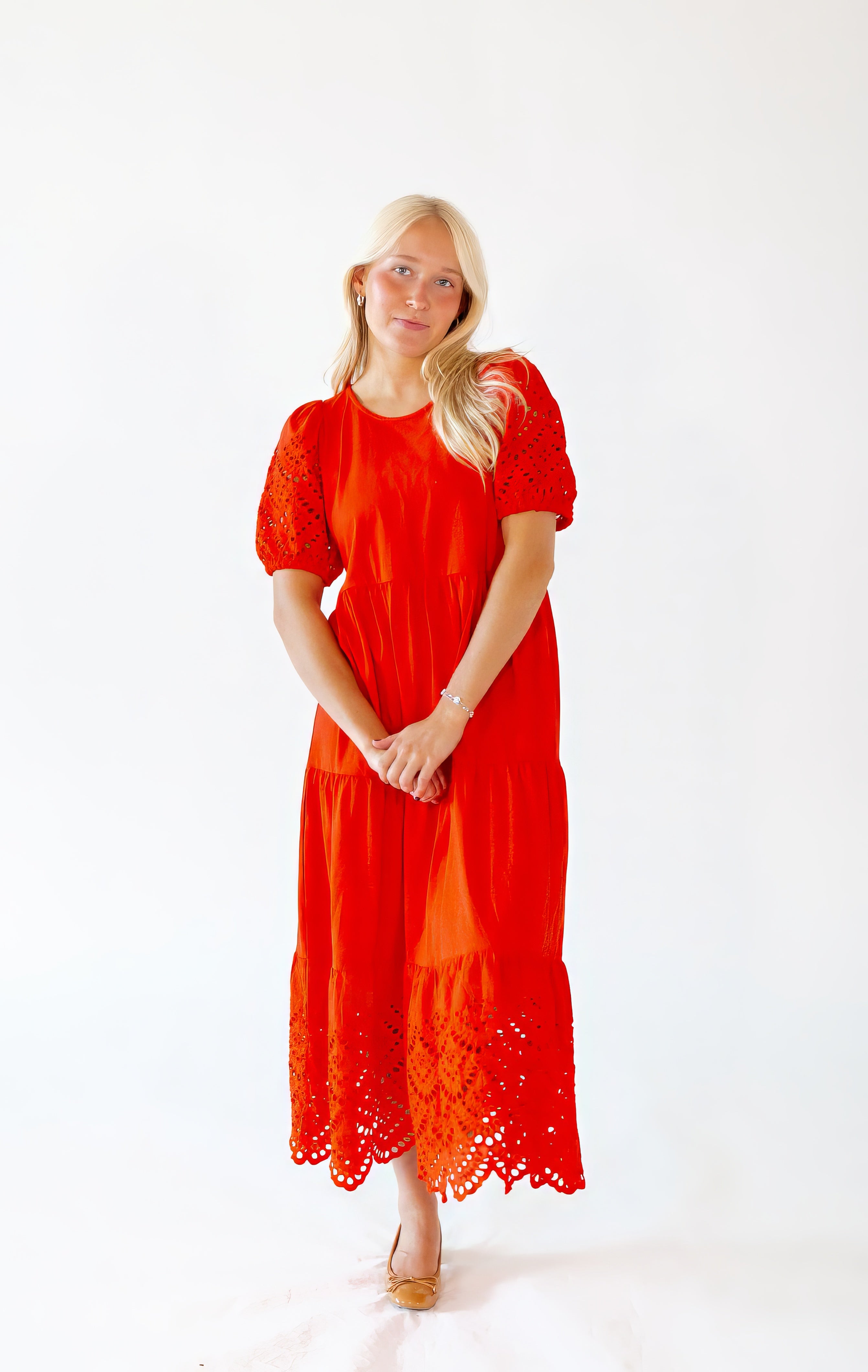 Bundi Eyelet Maxi Dress