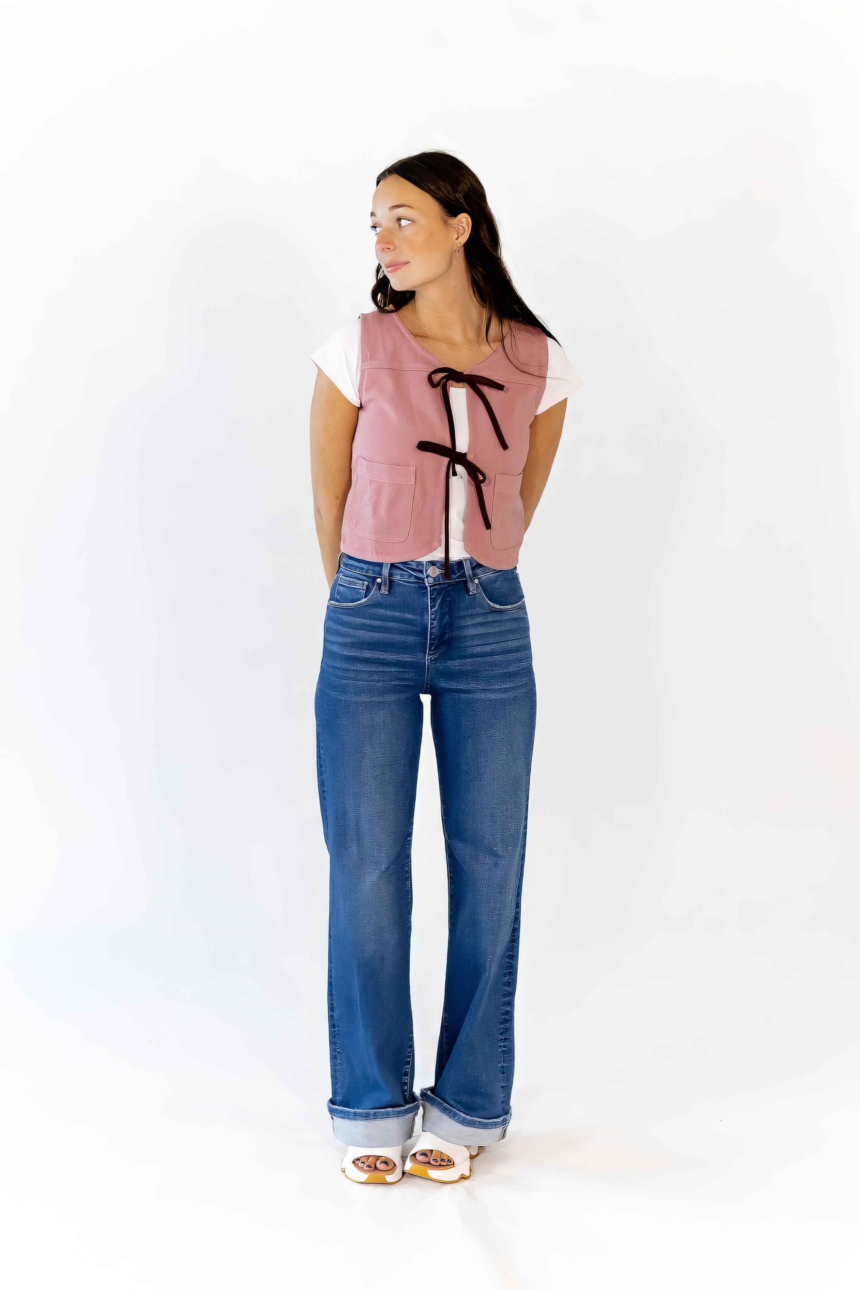 Joia Bow Detail Vest