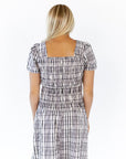 Shon Plaid Midi Dress