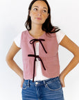 Joia Bow Detail Vest