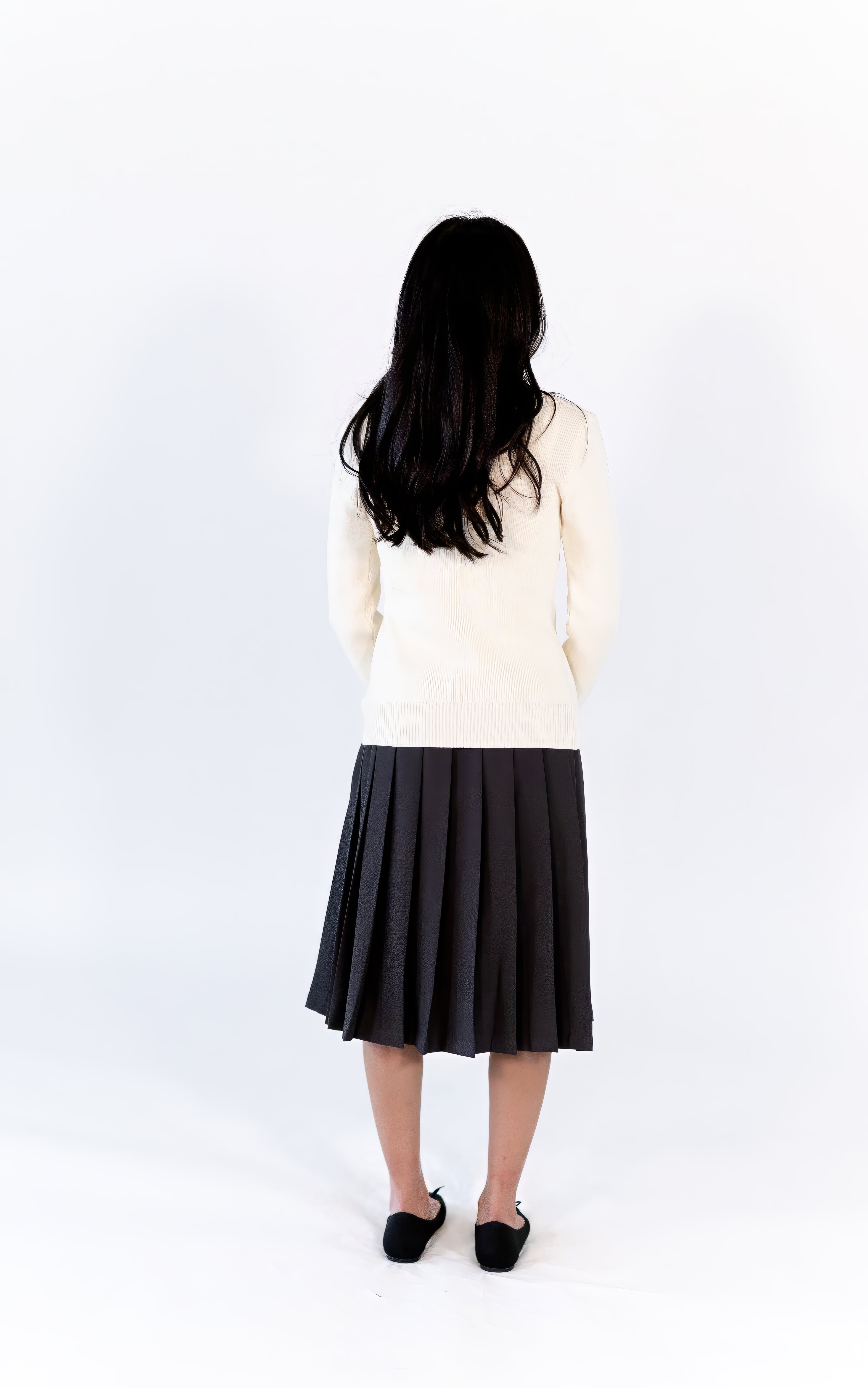 Simone Charcoal Tie Waist Skirt