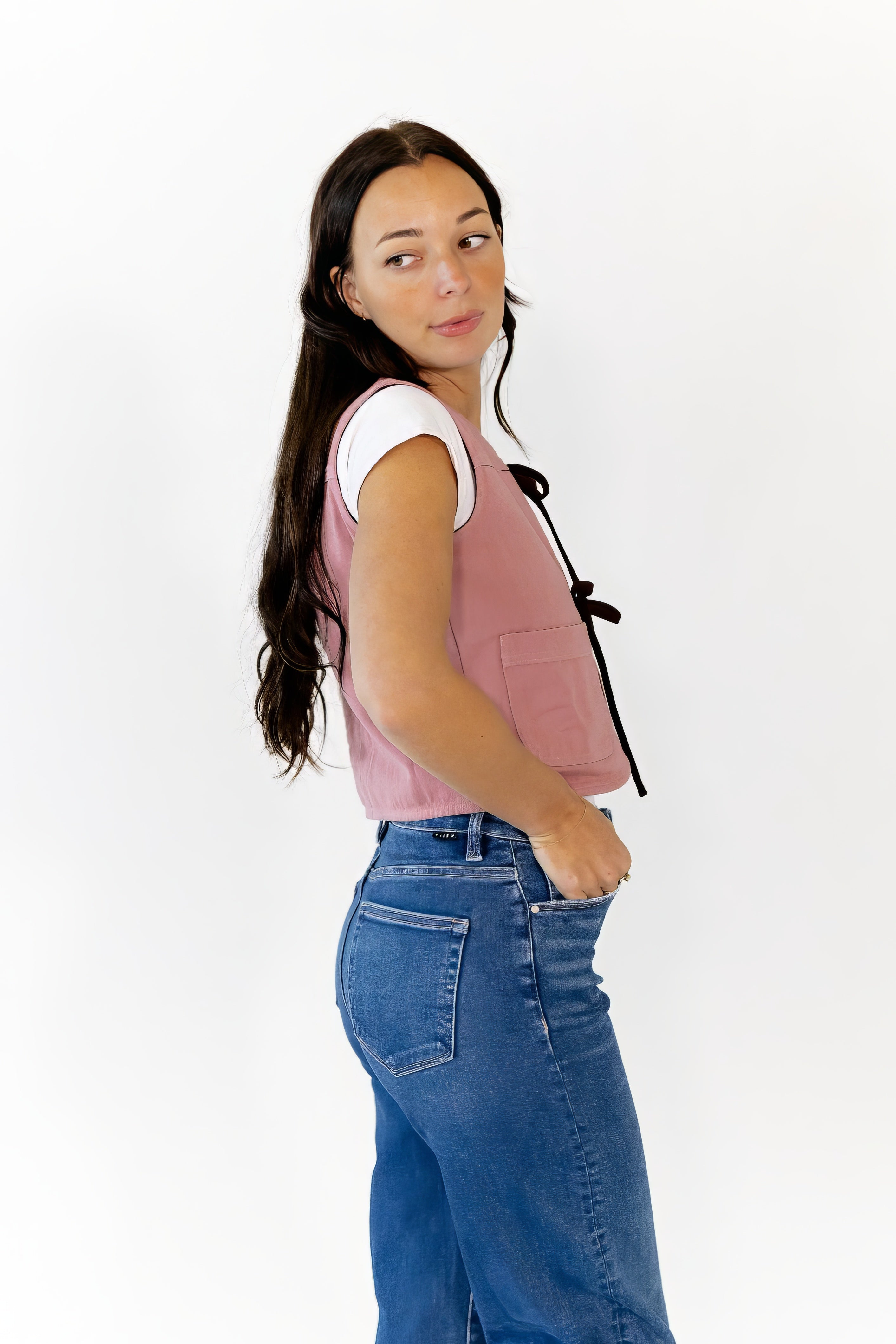 Joia Bow Detail Vest