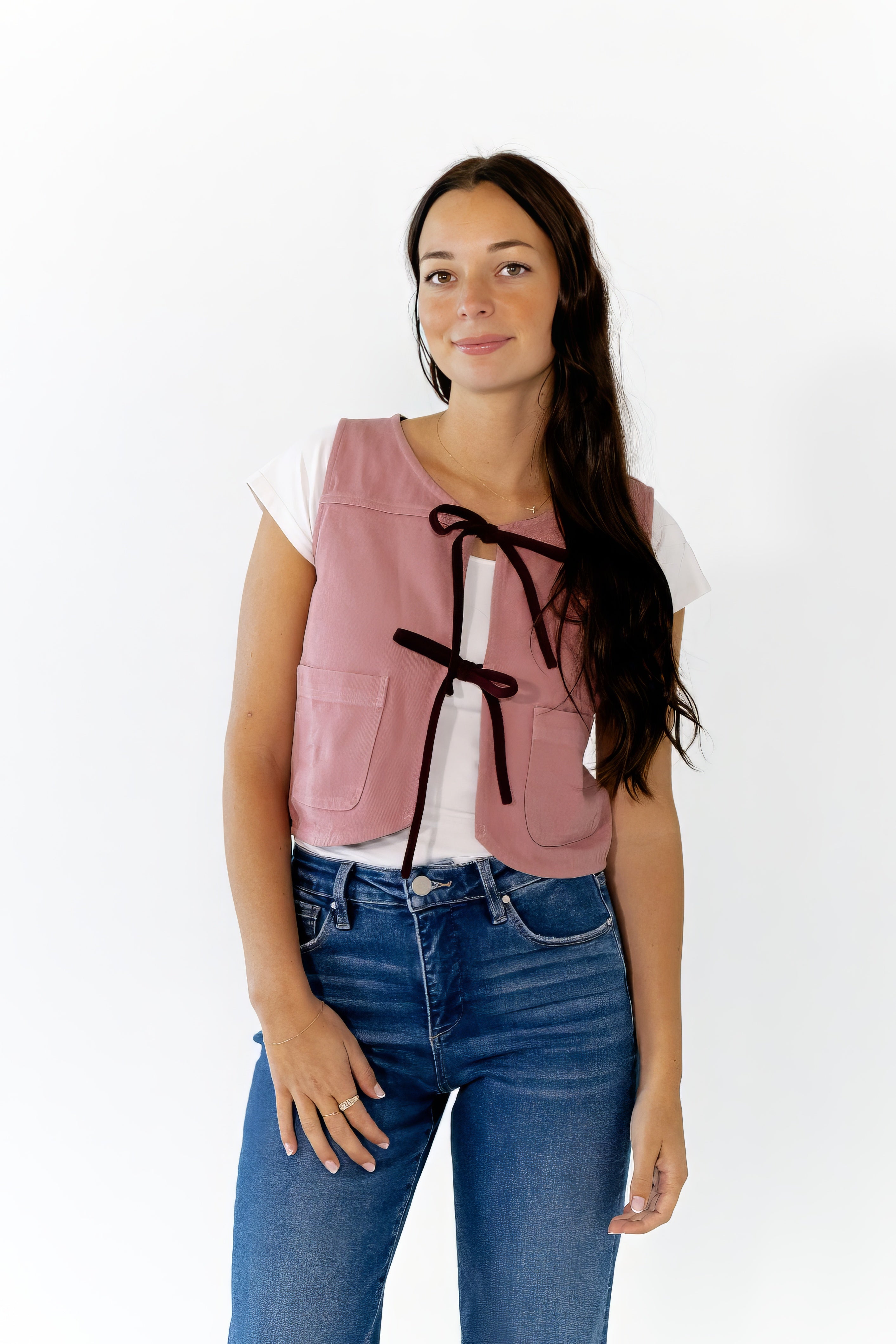 Joia Bow Detail Vest