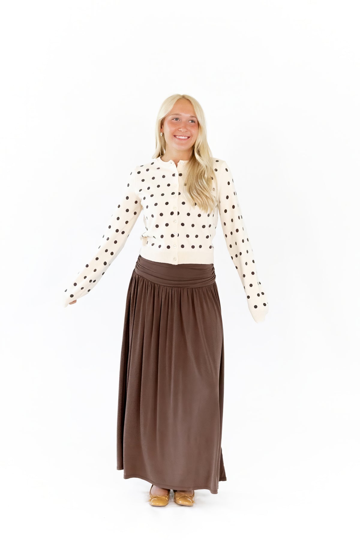Ambrio Polka Dot Cardigan