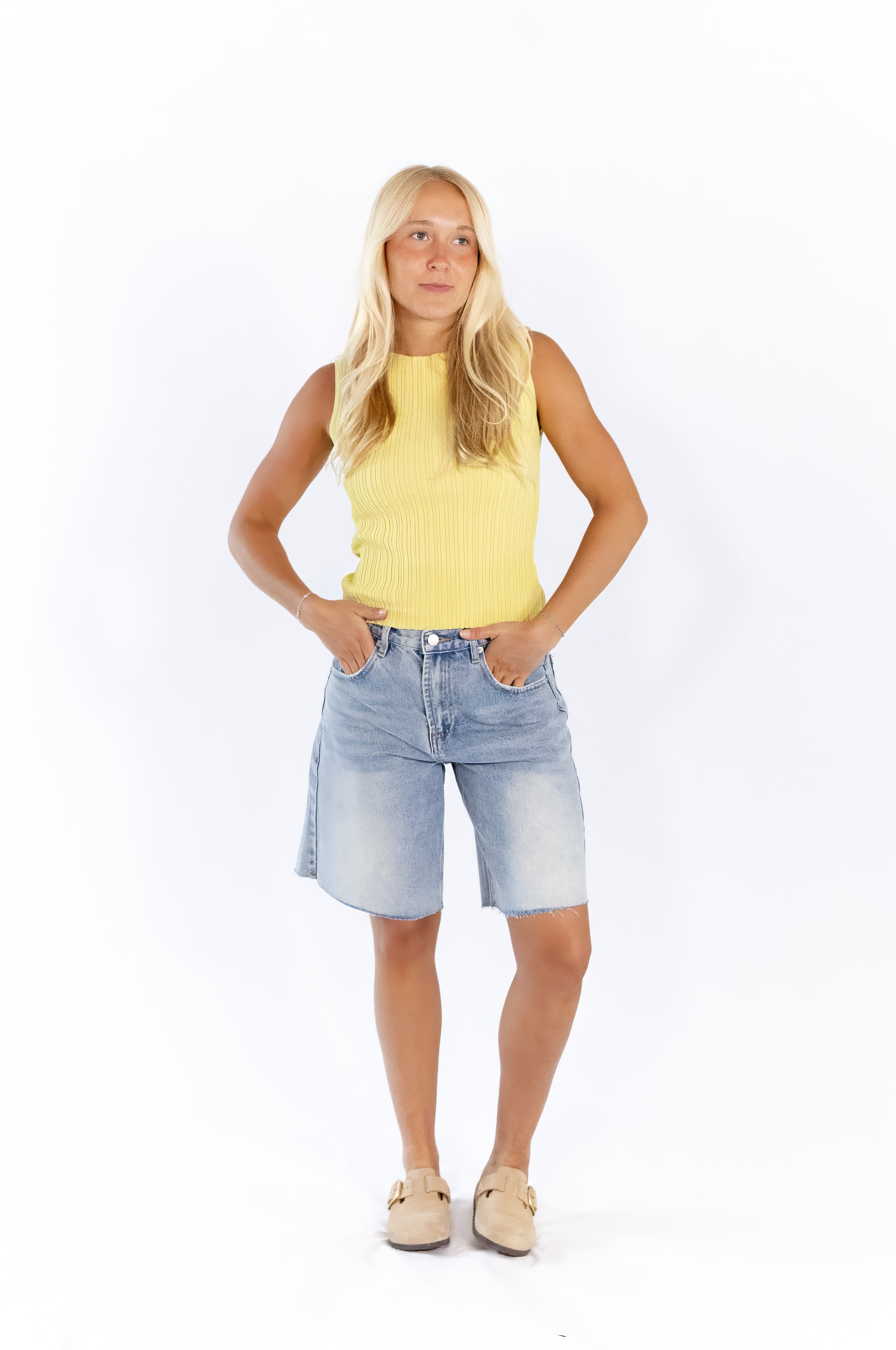 Donna Knit Tank · Citrus