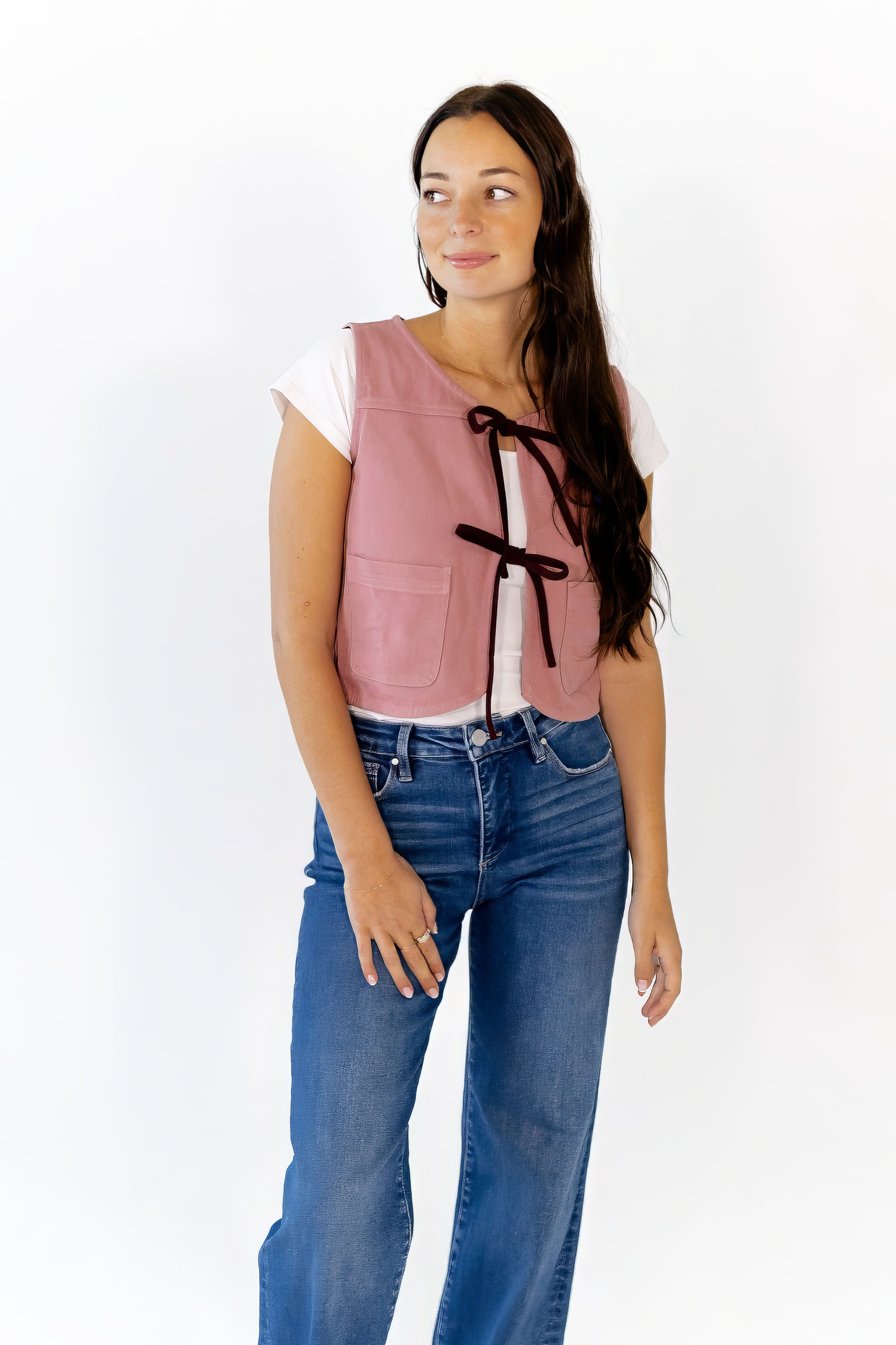Joia Bow Detail Vest