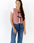 Joia Bow Detail Vest