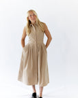 Winnie Sleeveless Midi Dress
