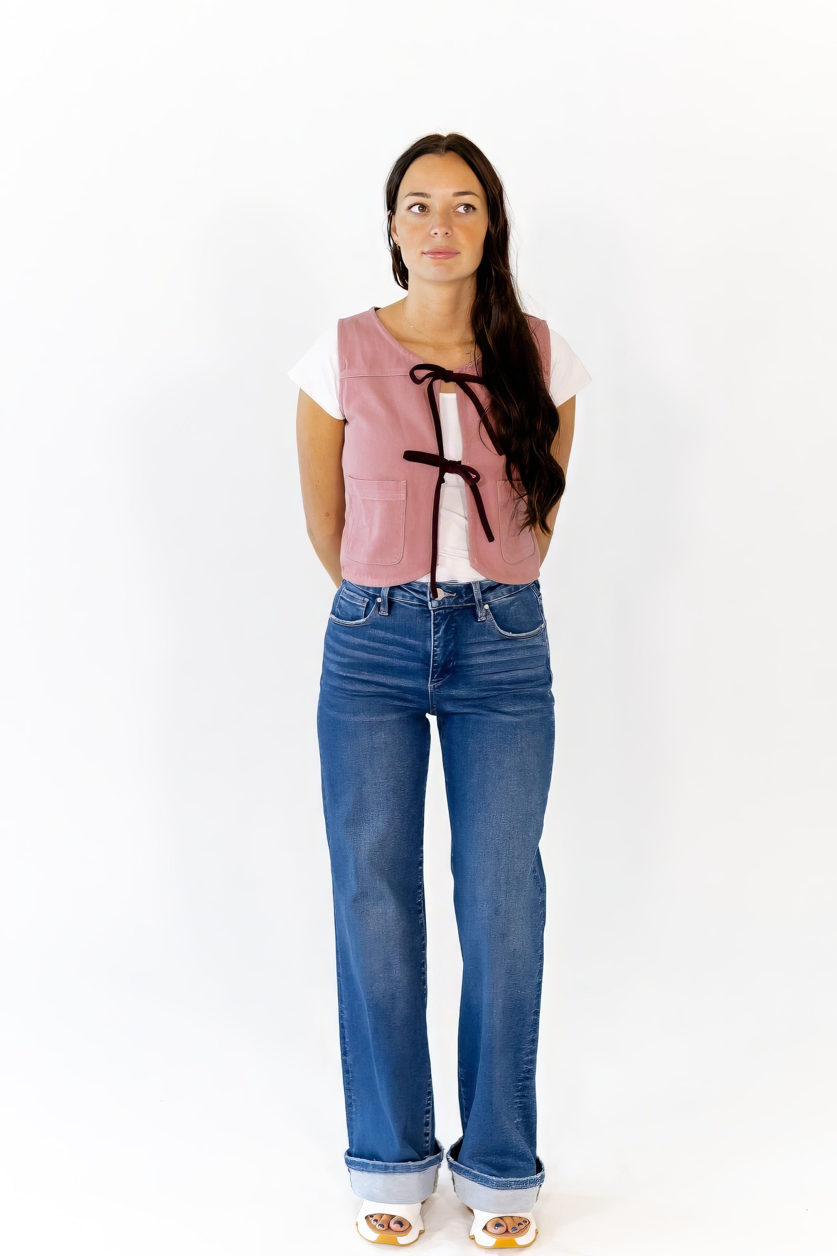 Joia Bow Detail Vest