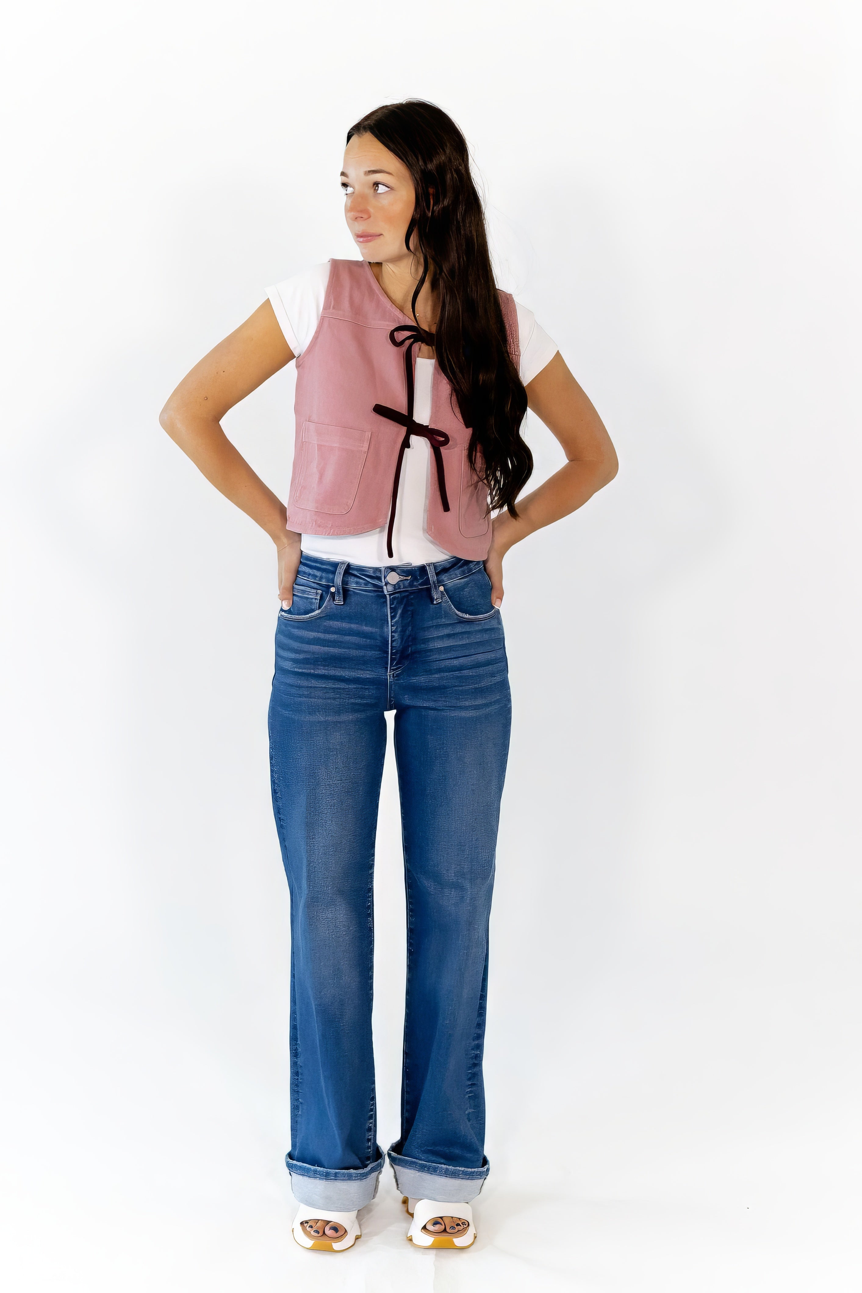 Joia Bow Detail Vest