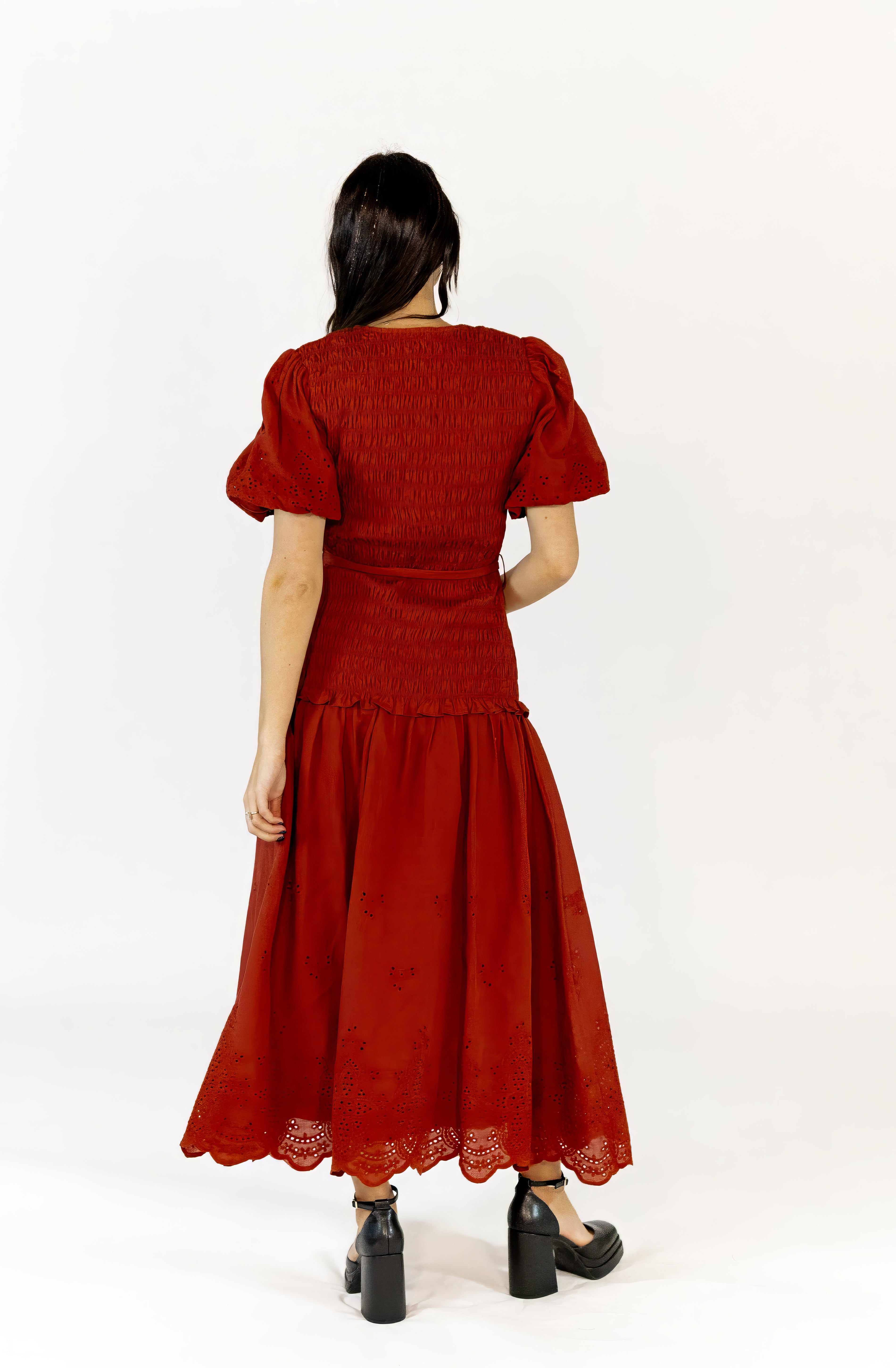 Jenny Smocked Drop Waist Dress