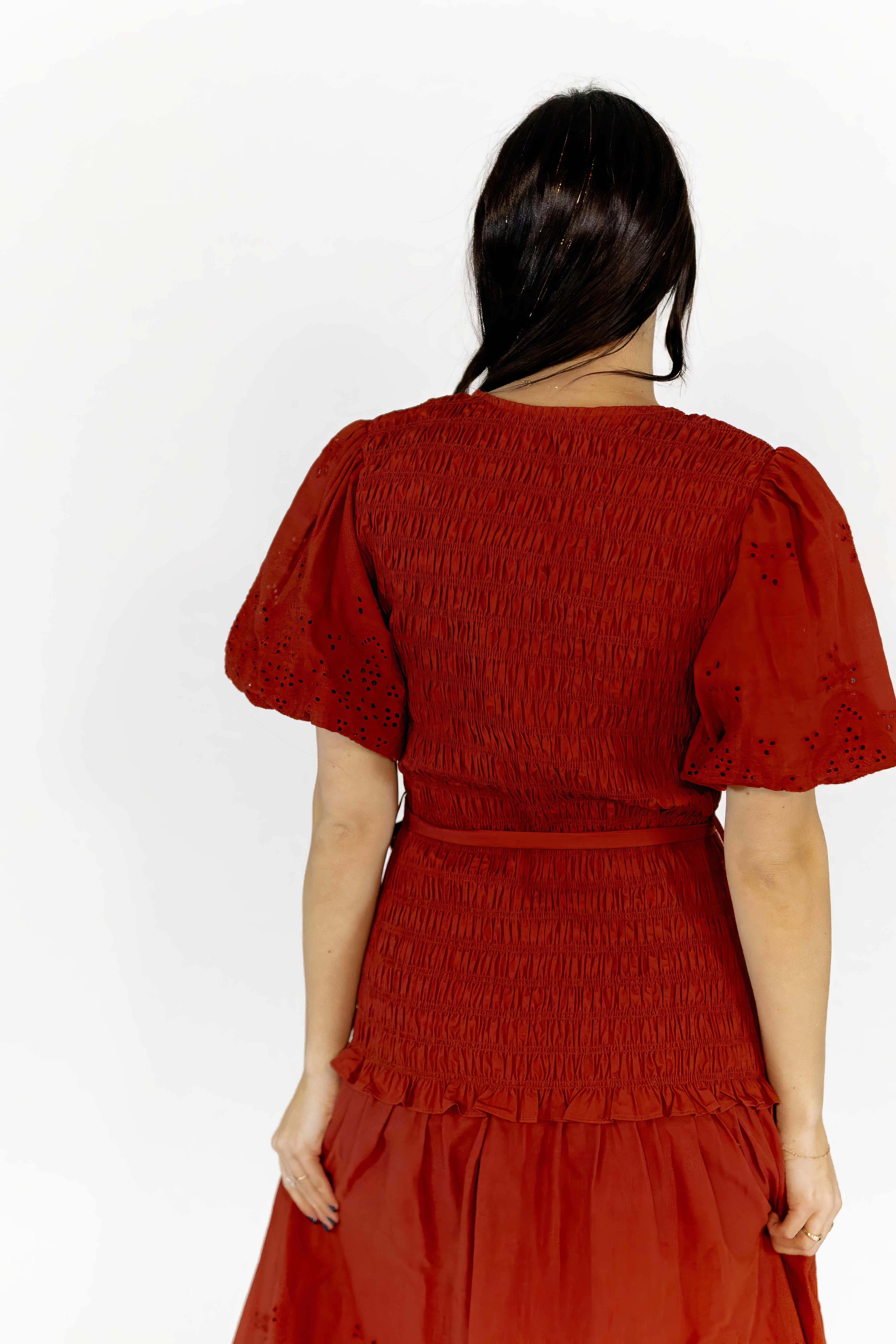 Jenny Smocked Drop Waist Dress