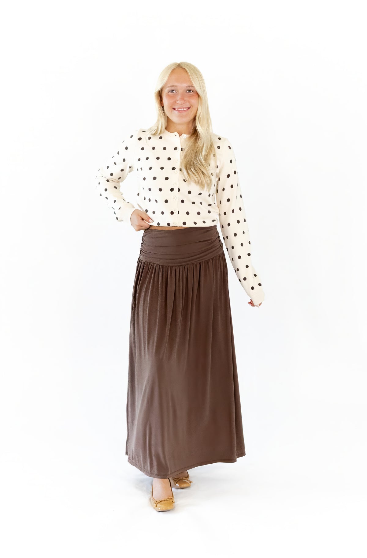 Ambrio Polka Dot Cardigan
